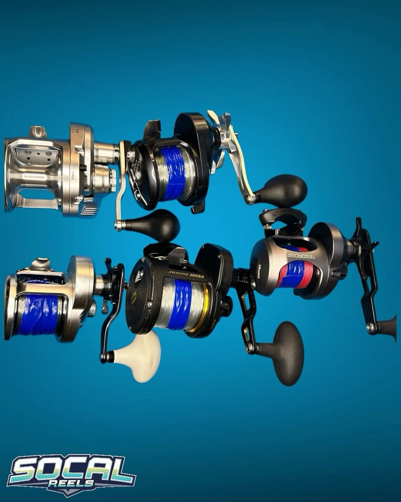 Fresh. Ready to fish. 

Speed Master 12II, Torium 16HG, Trinidad 20A, Fathom 30LD2, Tesoro SS 
#shimanoreels #reelrepair #pennreels #okumareels