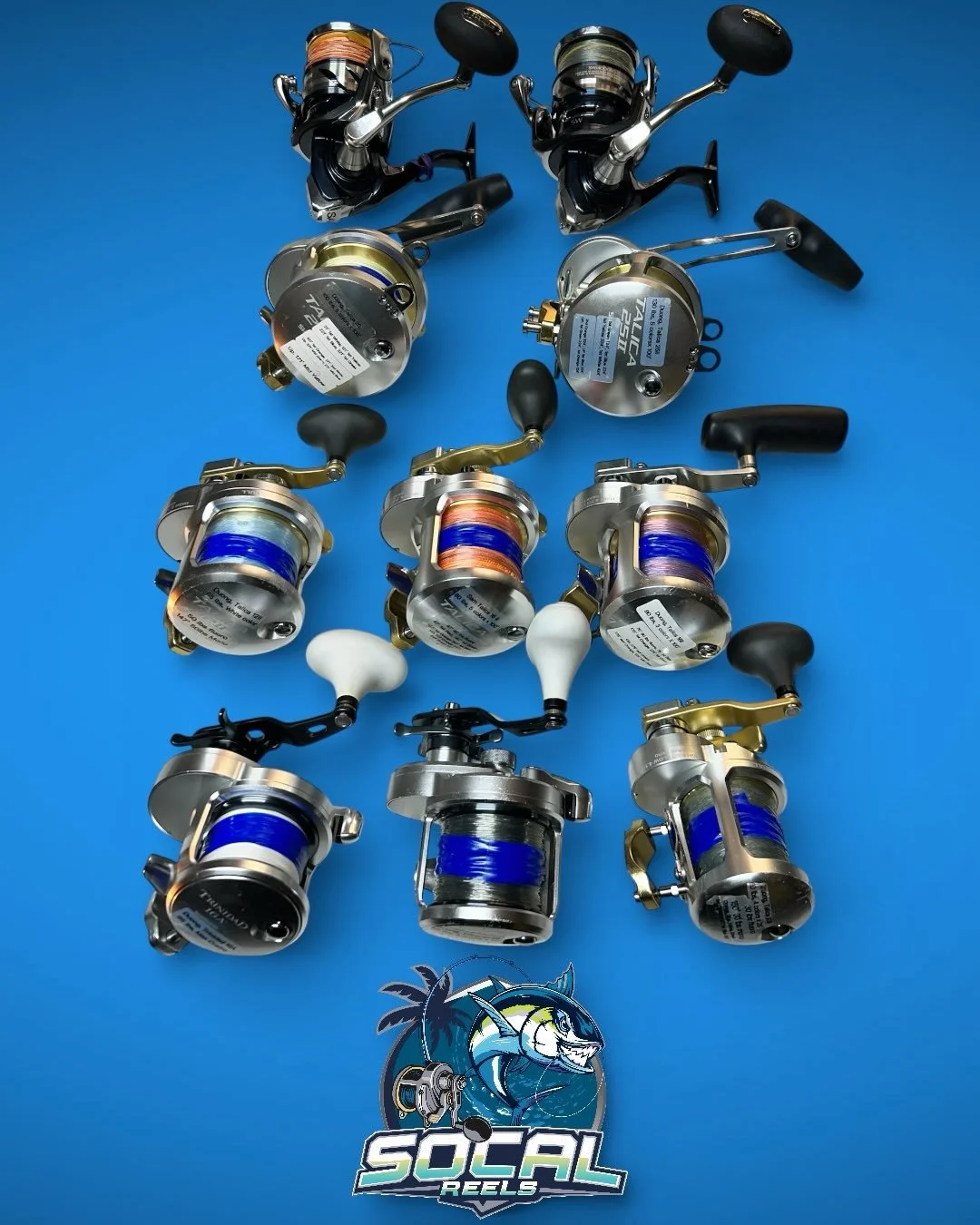 Dzung, your fishing reels are cleaned up, tuned up and ready to fish!  Thank you for your business!

✅ Ceramic spool bearing upgrade -Talicas

✅ Replaced plastic bushing with bearing - Talicas 

✅ Ceramic wax coated