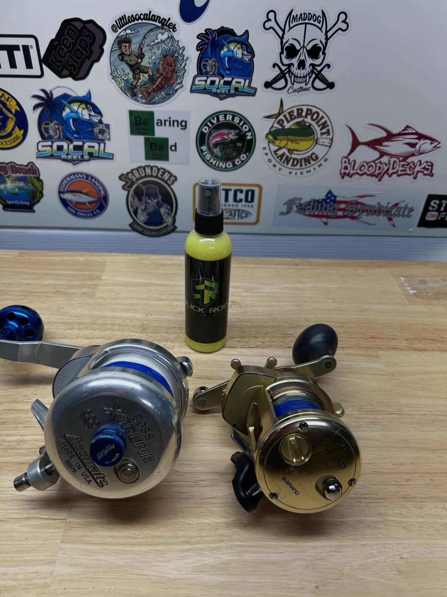 Charlie, your fishing reels are cleaned up, tuned up and ready to fish!  Thank you for your business!

✅ Ceramic wax coated @slickrodusa