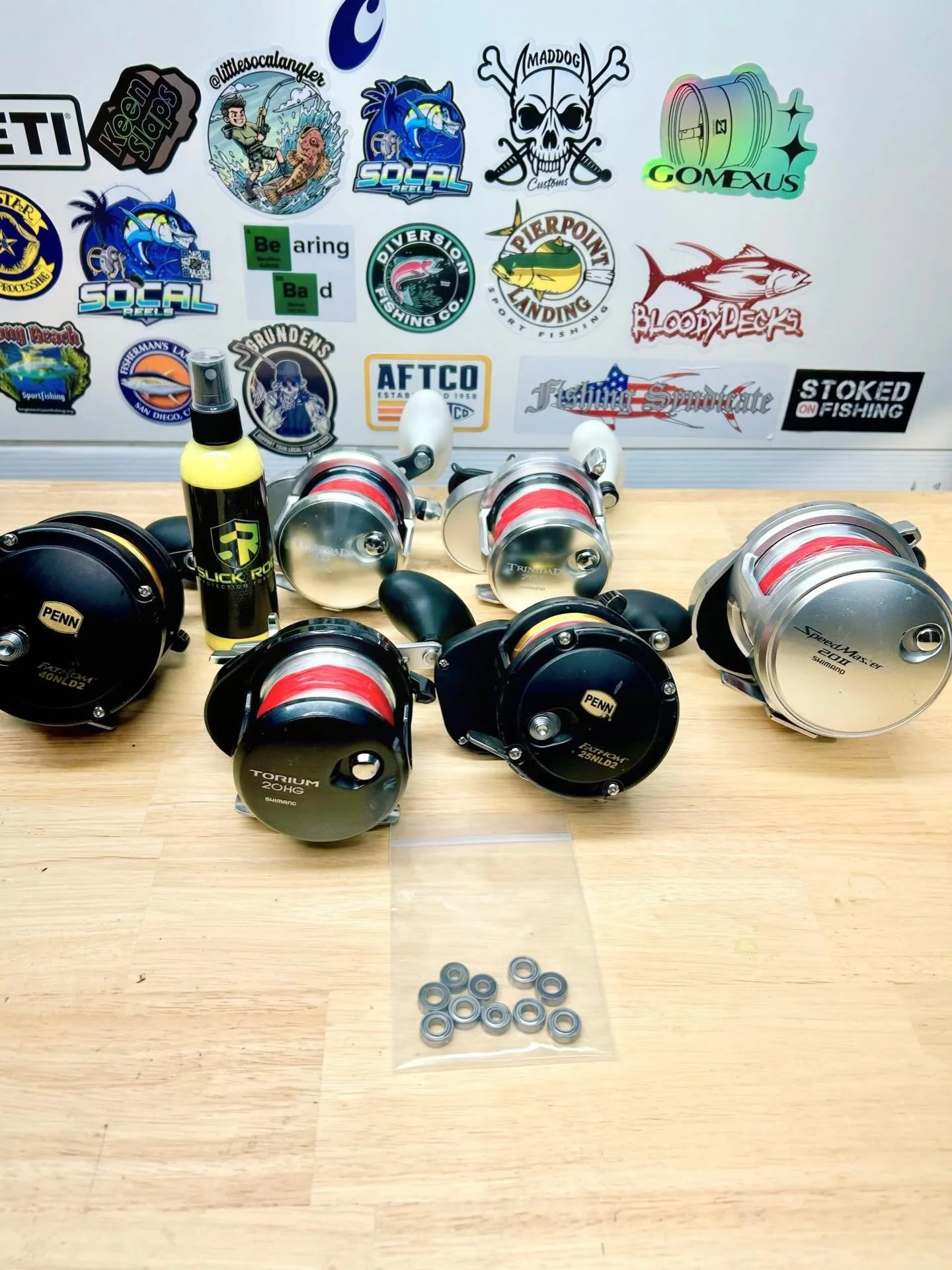 Tim, your fishing reels are cleaned up, tuned up and ready to fish! Thank you for your business!

✅ Ceramic wax coated @slickrodusa 

#reelrepair #fishing #pennreels #shimanoreels