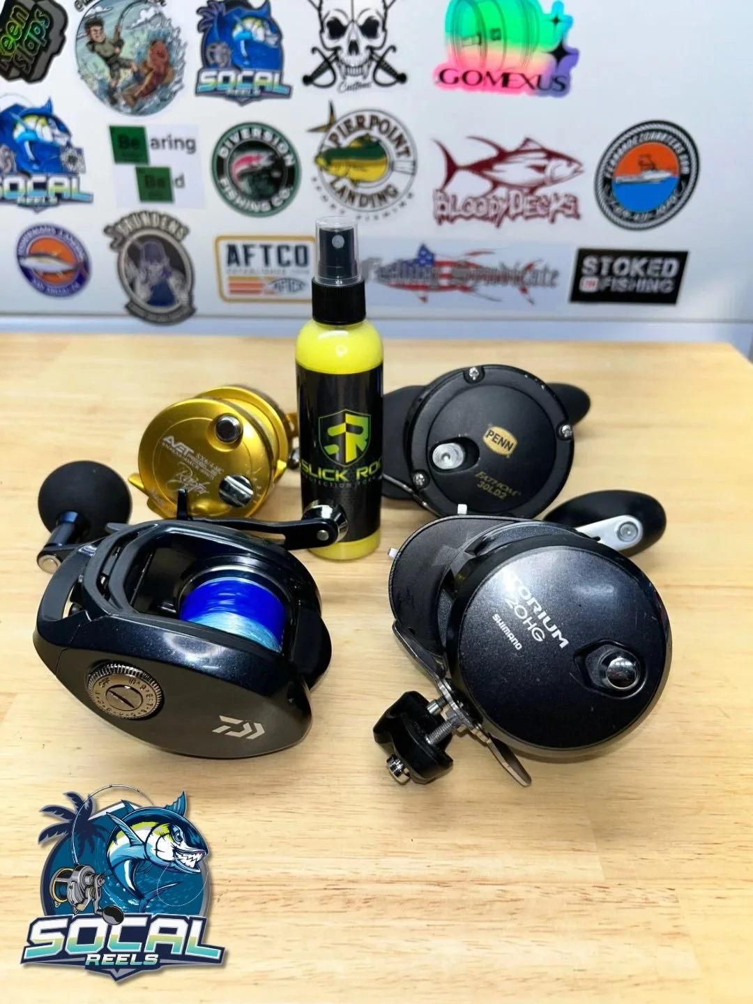 Andres, your fishing reels are cleaned up, tuned up and ready to fish!  Thank you for your business!

✅ Ceramic spool bearing upgrade

✅ Replaced plastic bushing with bearing 

✅ Ceramic wax coated @slickrodusa