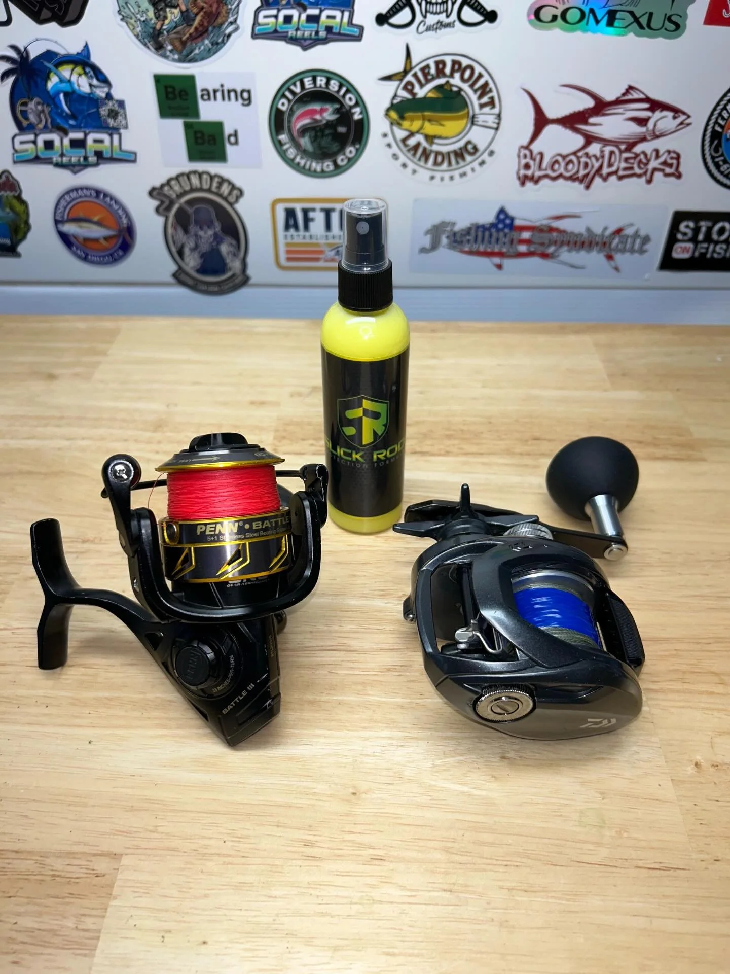 Norris, your fishing reels are cleaned up, tuned up and ready to fish!  Thank you for your business!

✅ Ceramic spool bearing upgrade

✅ Replaced plastic bushing with bearing 

✅ Ceramic wax coated @slickrodusa

✅ Spool &amp; Pinion Polished for max 