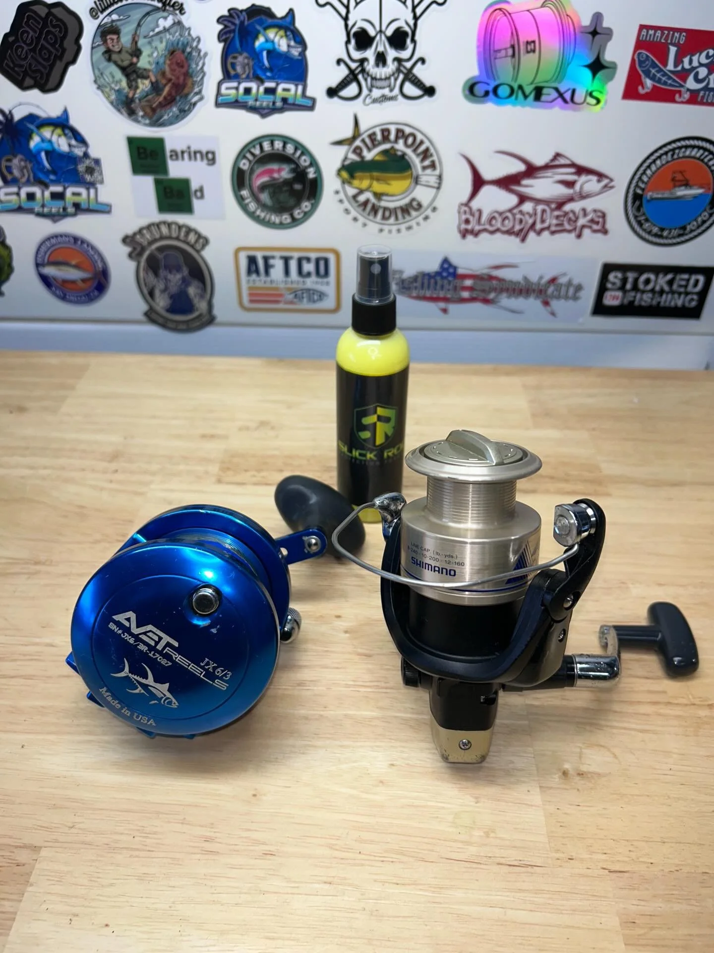 Terry, your fishing reels are cleaned up, tuned up and ready to fish!  Thank you for your business!

✅ Ceramic wax coated @slickrodusa 

#avetreels #shimanoreels #fishinglife #reelrepair