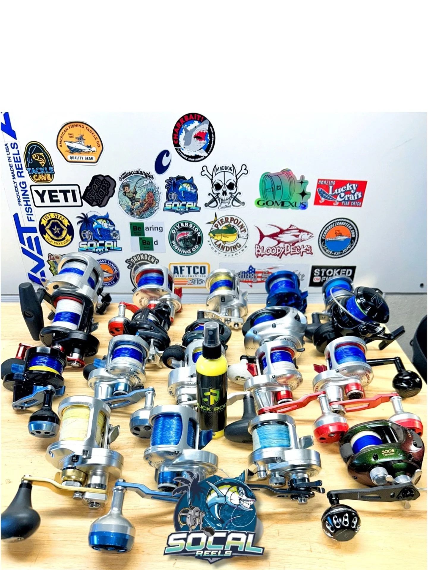 Dennis from San Francisco! your fishing reels are cleaned up, tuned up and ready to fish!  Thank you for your business!

✅ Ceramic wax coated @slickrodusa 

✅ Ceramic spool bearing upgrade (18 reels upgraded)