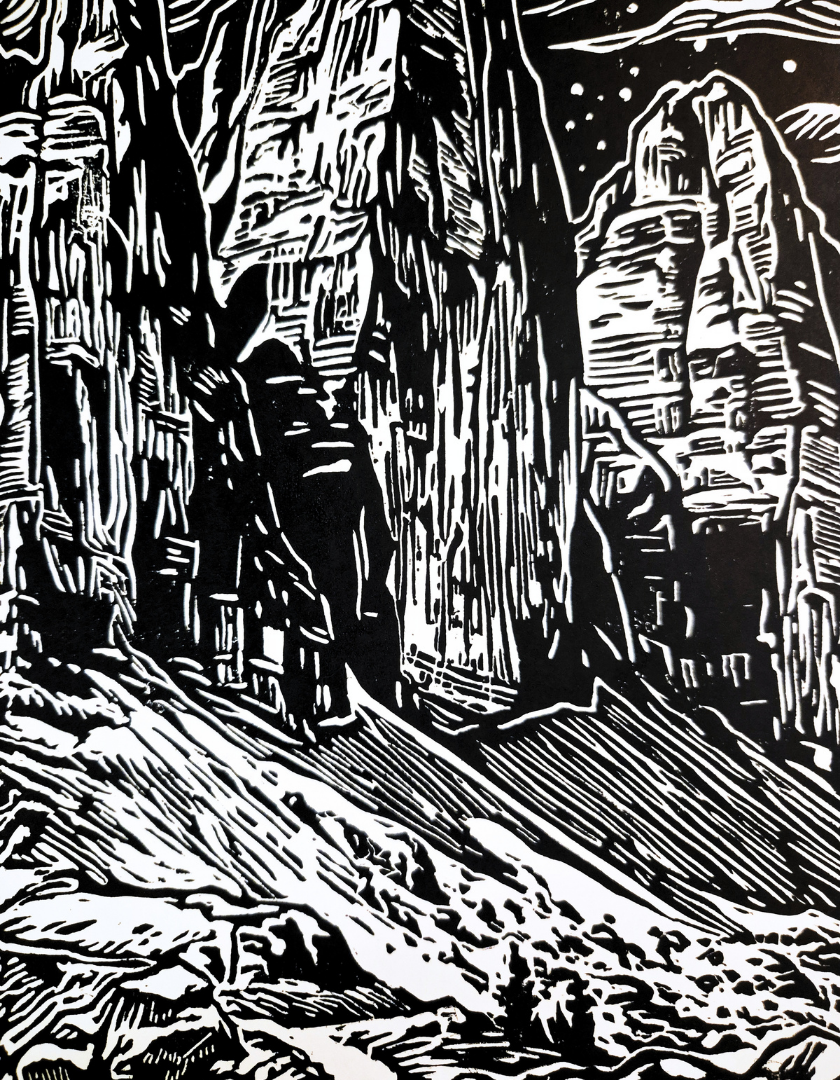 linogravure_artisanale_dolomites_détails_estampes_de_minuit.png