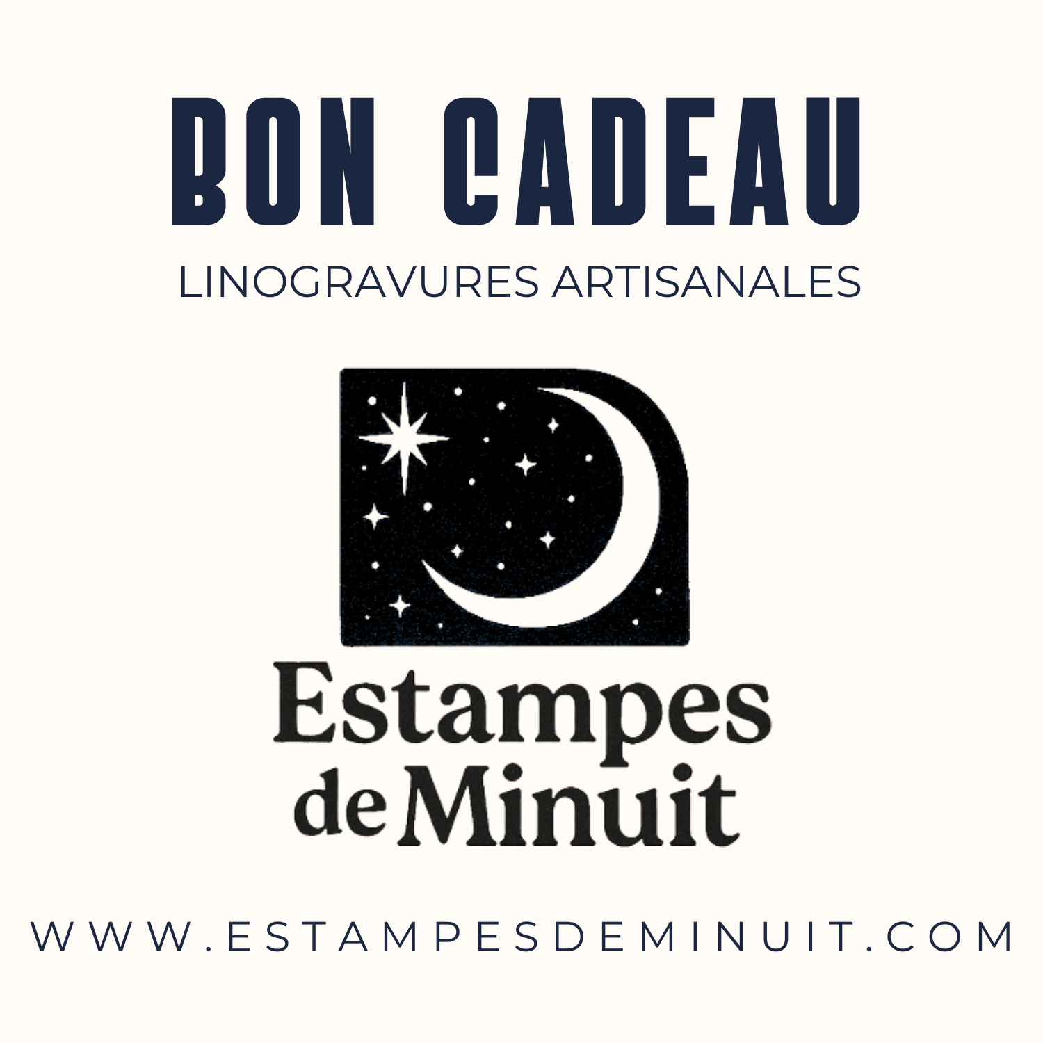 Carte Cadeau Estampe de Minuit
