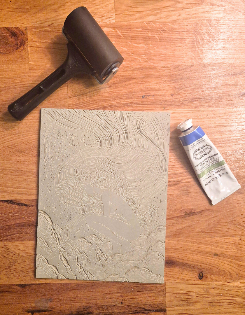 estampes-de-minuit-tisseuse-aurore-linogravure-montagne-deesse-matrice.png