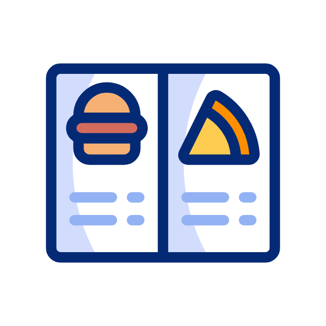 Design pour menus & PLV