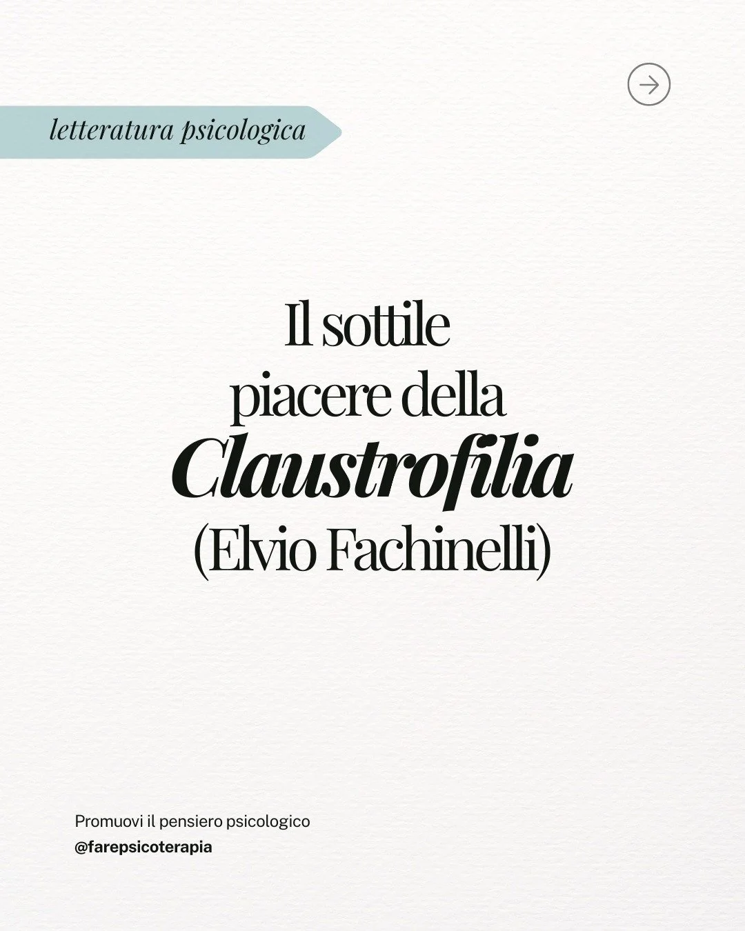 Pu&ograve; accadere, durante un percorso di psicoterapia, di desiderare che quello spazio di intesa, ascolto, insight, non finisca mai. Questo produce terapie lunghissime senza che il paziente riesca a immaginarsi in una condizione di autonomia psich