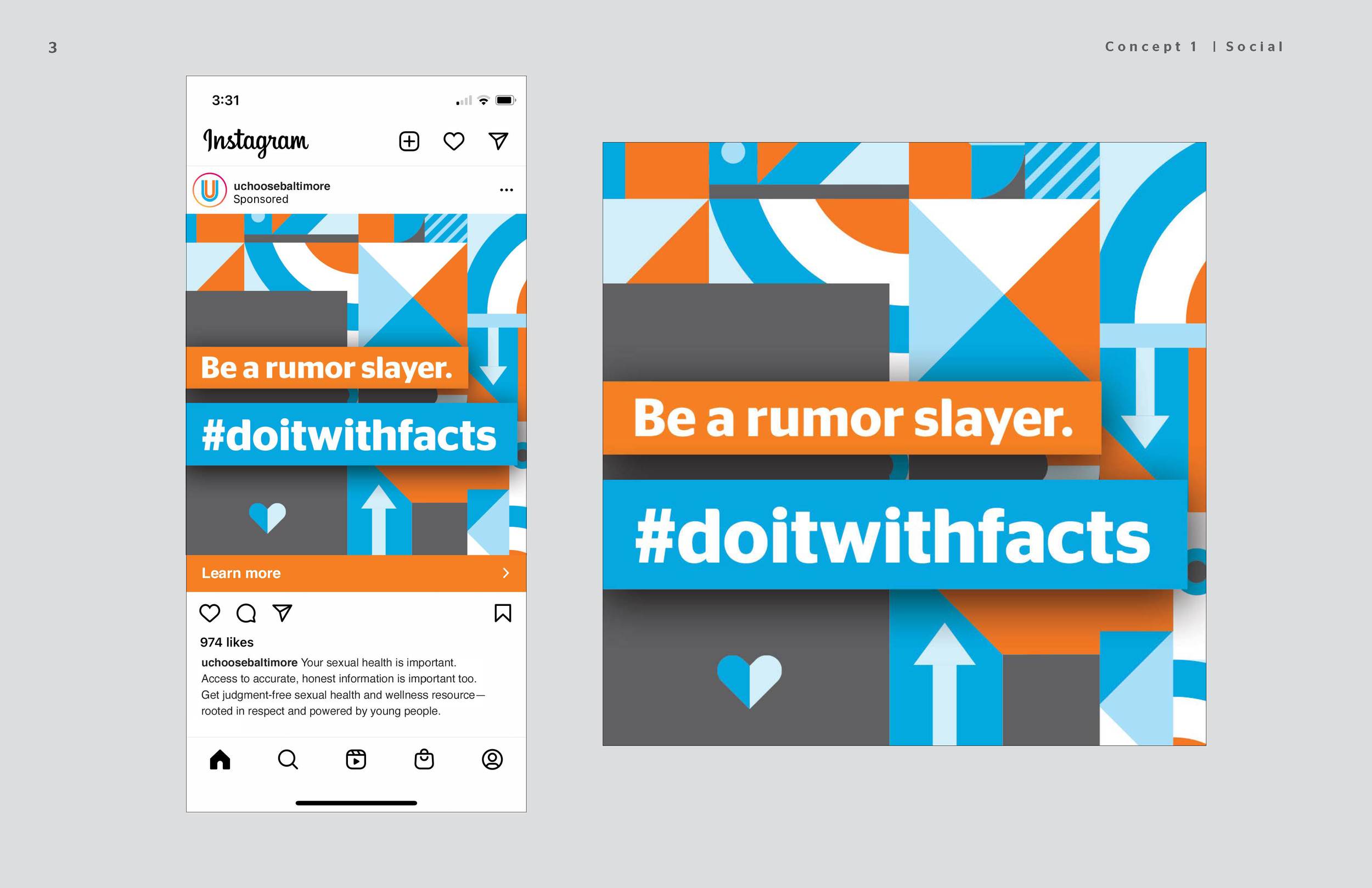 UChoose Social Media Post with Marketing Copy