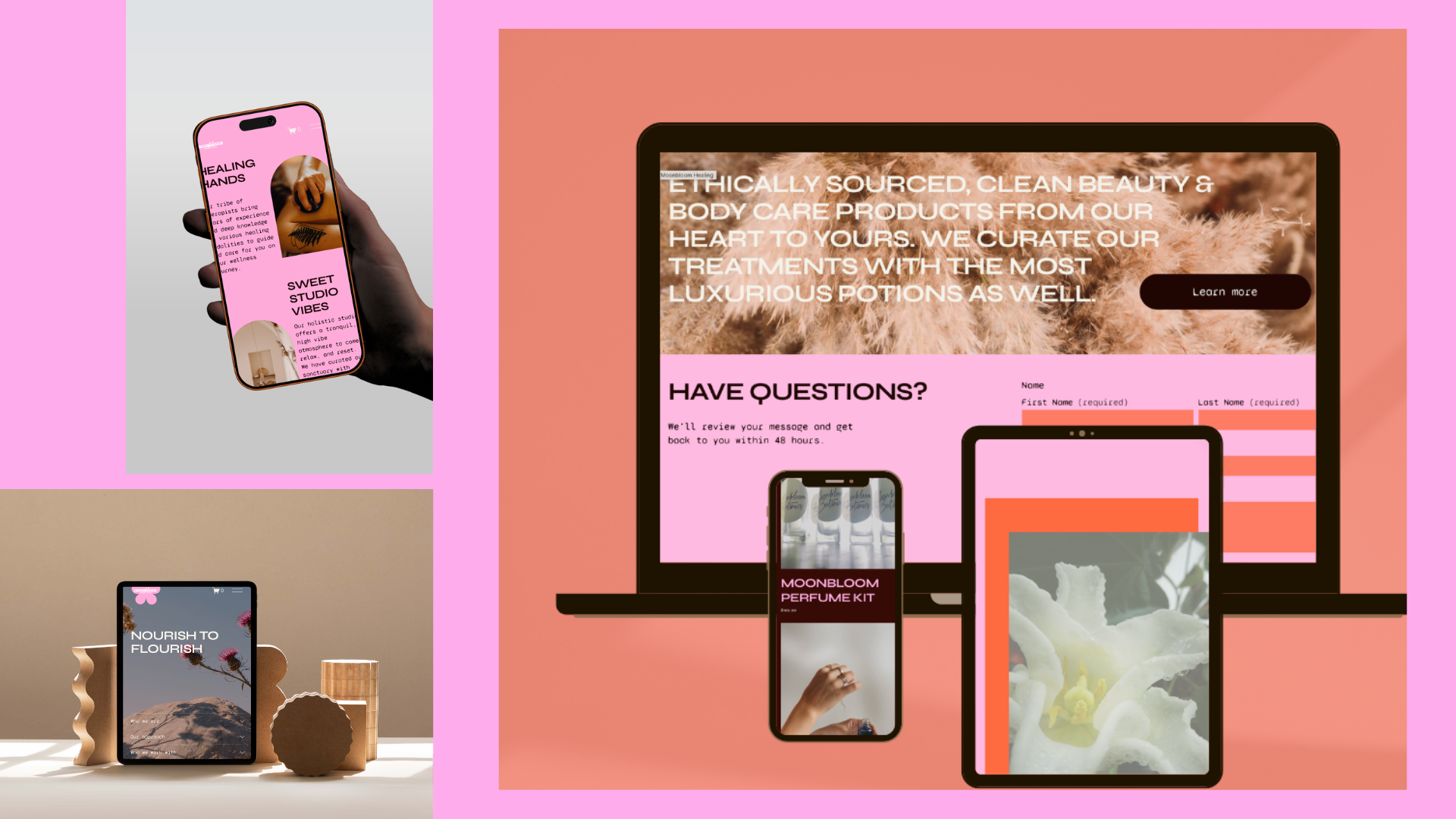 Email capture page :Growing a mailing list as well as customer inquiry needed its own clear, low-friction path  separate from booking or buying, since not every visitor is ready to commit to either yet.