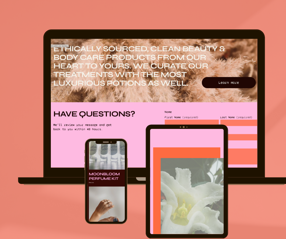 Web Design | Moonbloom Template