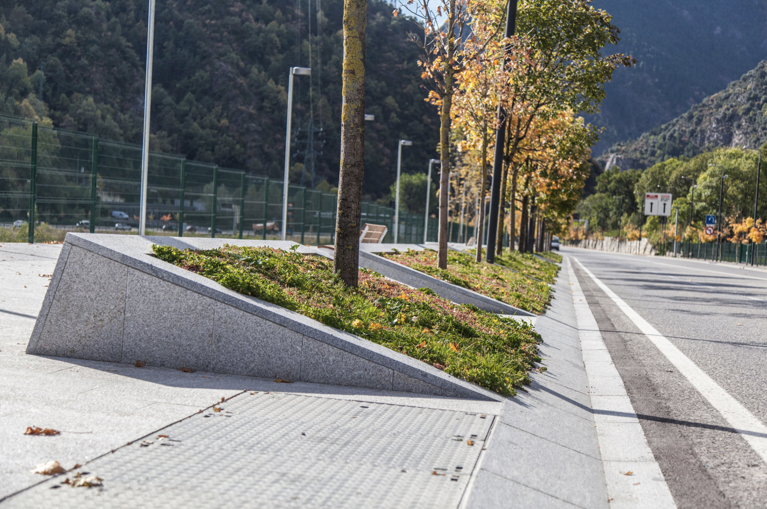 Urbanització Margineda (fase I) a l'entrada de la població de Santa Coloma, a Andorra.