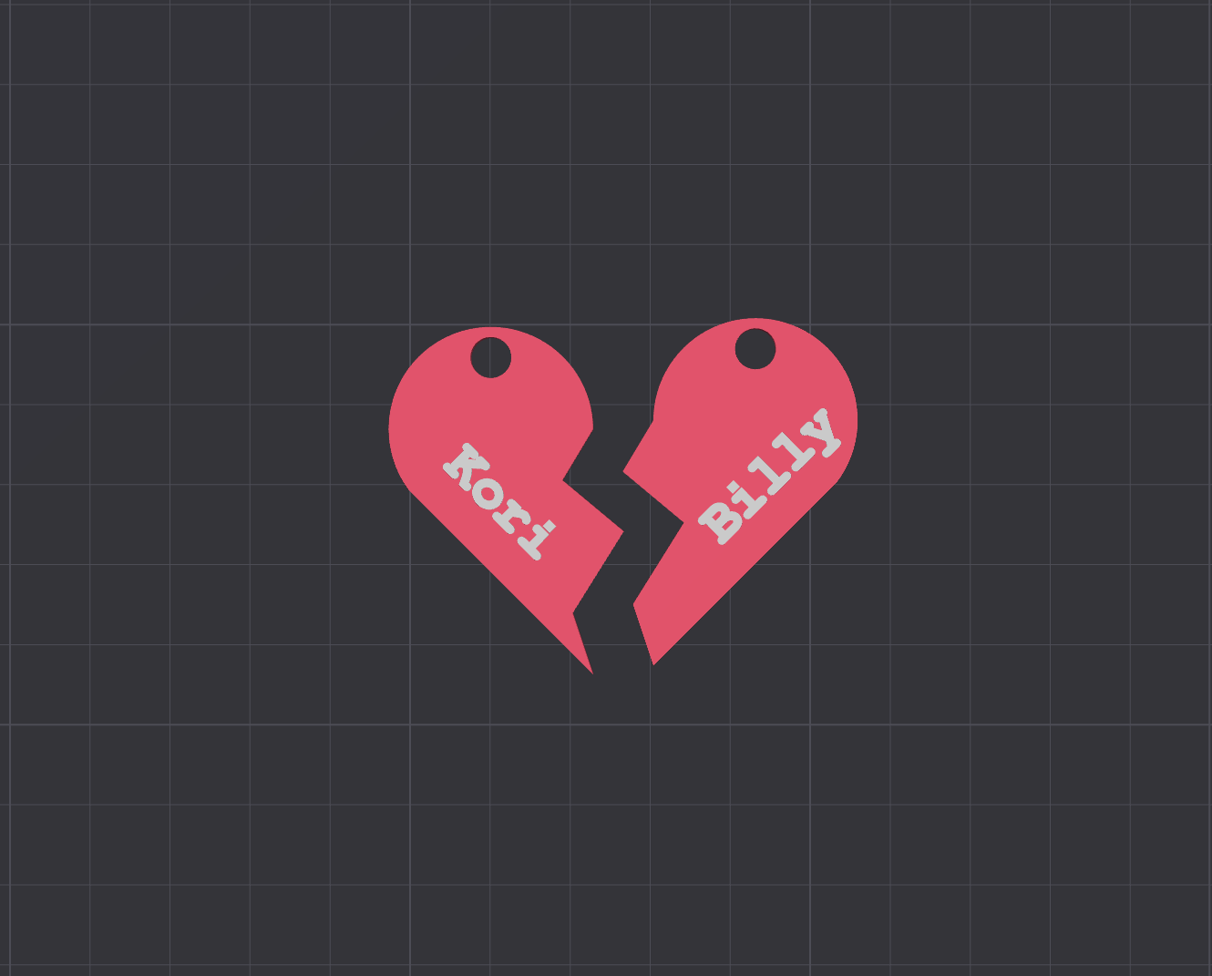 Valentines Day Heart Keychain Top.png