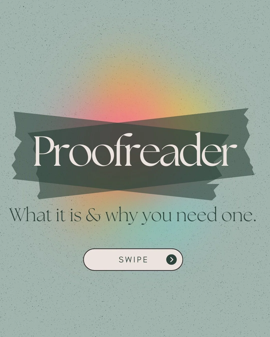 So, what's the deal with proofreaders and why should you care?