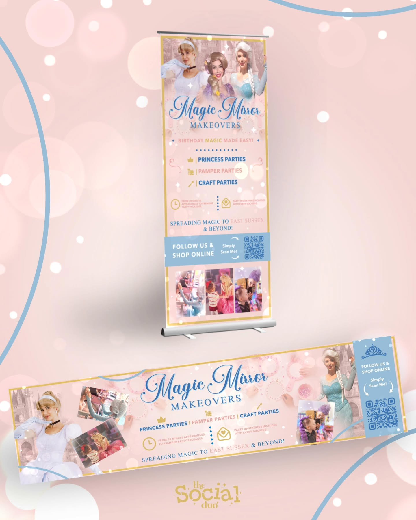 Gorgeous promotional material for the lovely @magic.mirror.makeovers 

We are very full with work this week, so please expect some delays with admin.

We have 1 slot left next week for some graphic work, logo or marketing materials.

princesslogo #pr