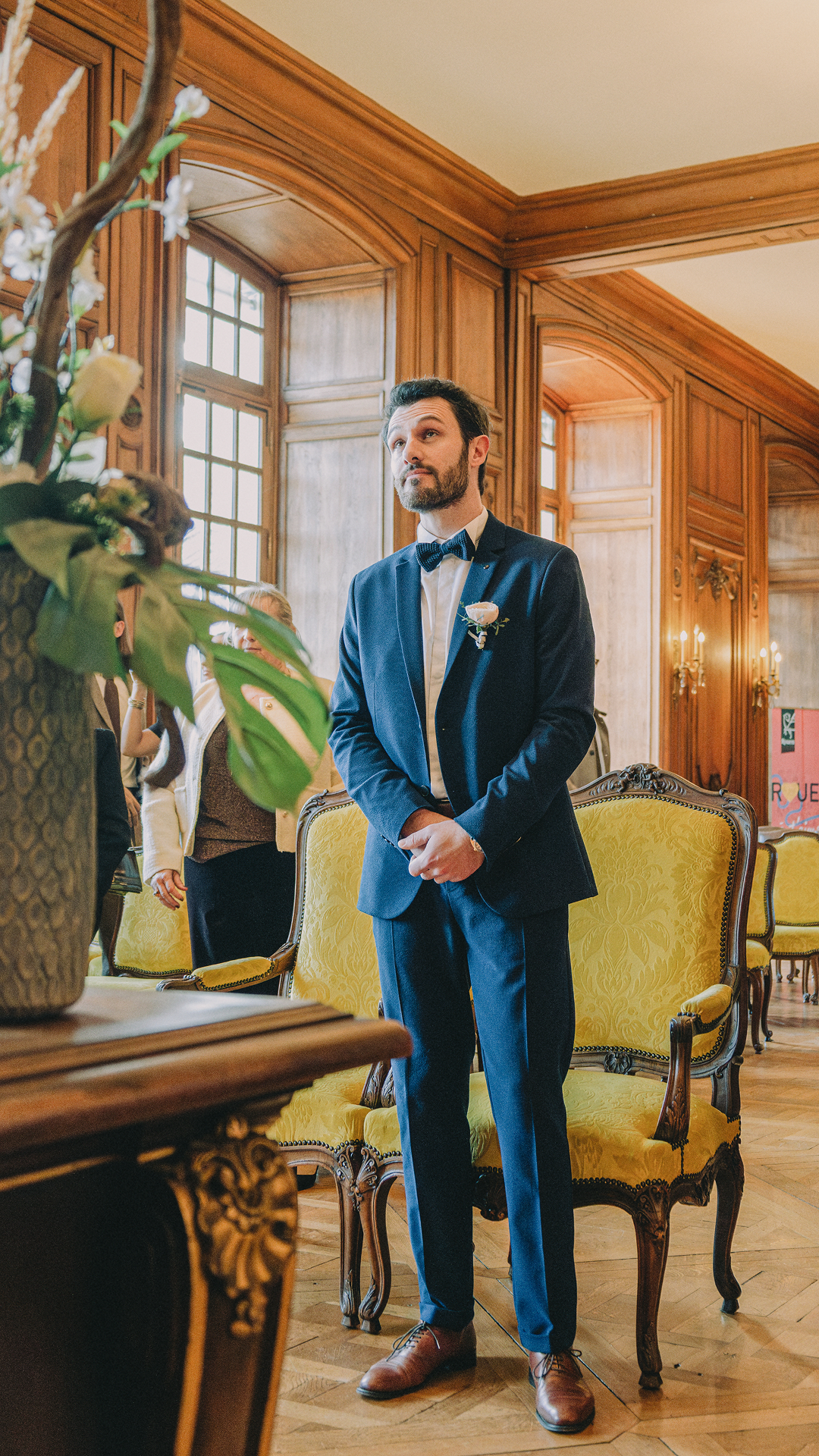 Mariage civil - Typheen & Jonathan à l'hôtel de ville de Rouen, Normandie.