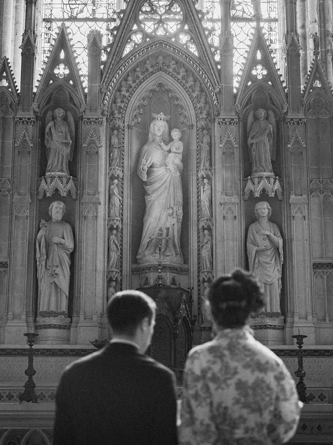 Storytelling - Fiançailles Claire & Quentin - Abbatiale Saint-Ouen, Rouen, Normandie.
