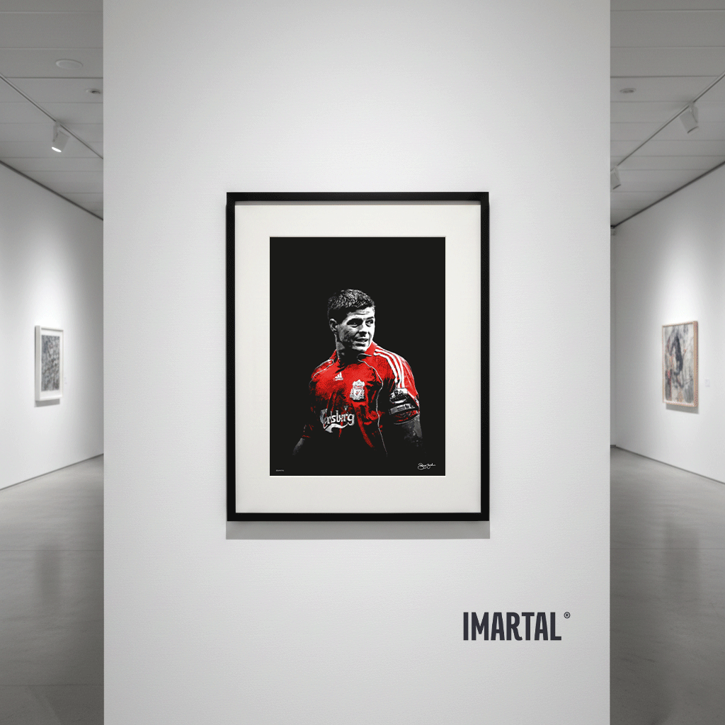 Steven Gerrard Poster - The Heartbeat of Anfield