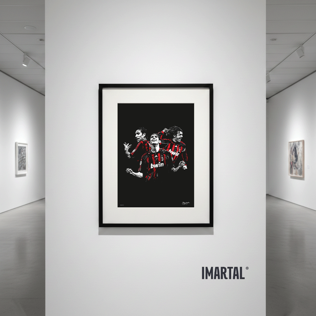 AC Milan Legends Poster - Immortals of the San Siro