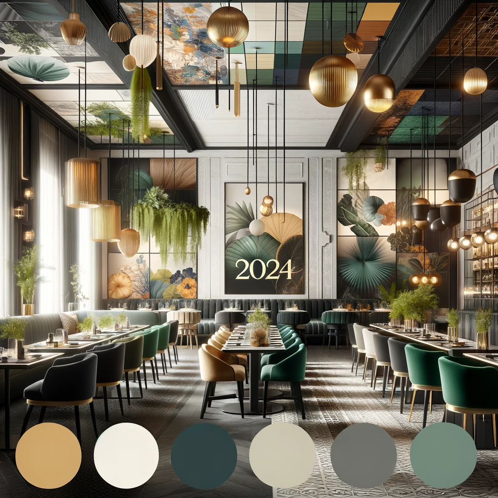 Top Color Trends in 2024 Restaurant Design