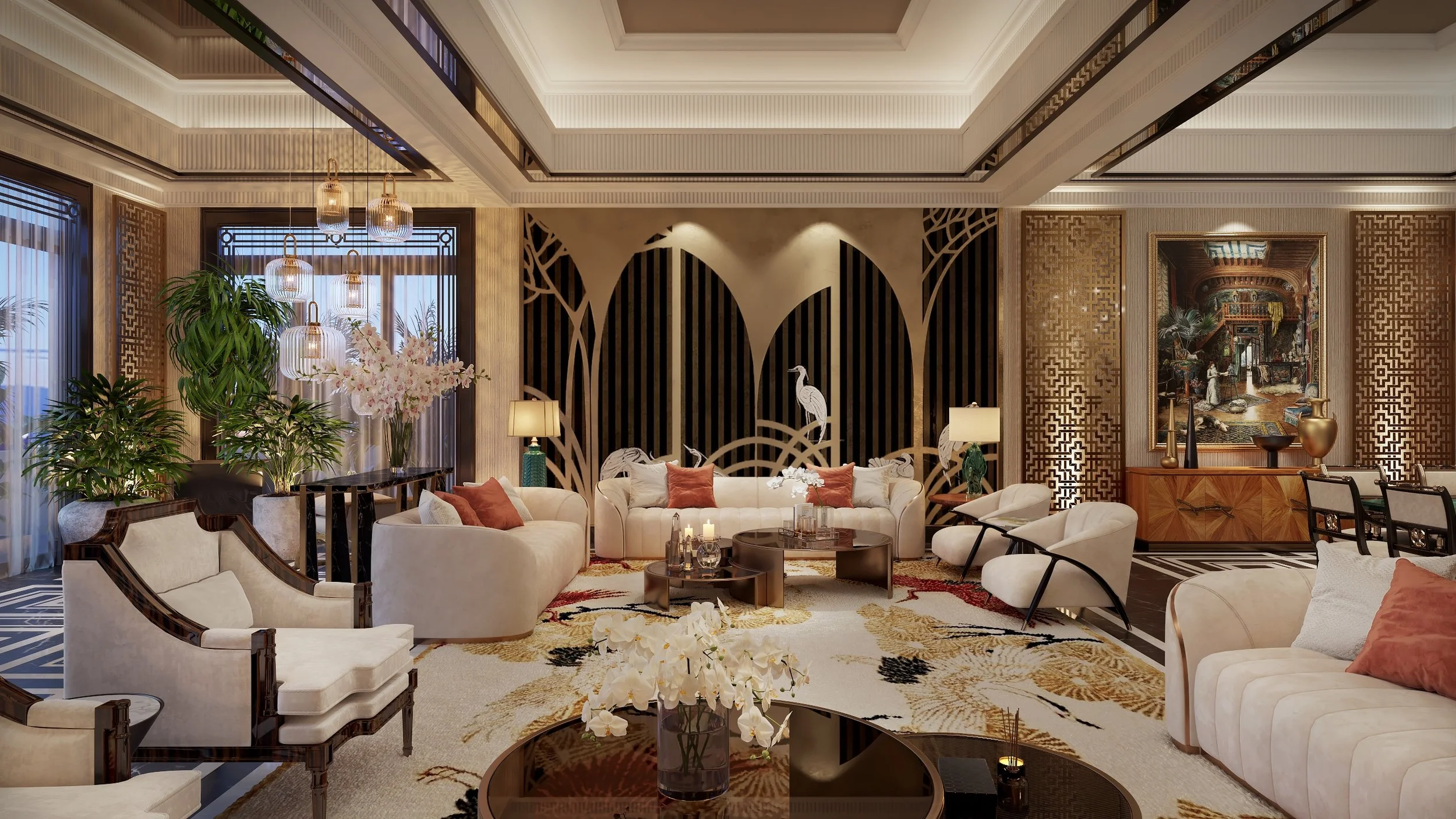 Bronze Fretwork Architecture