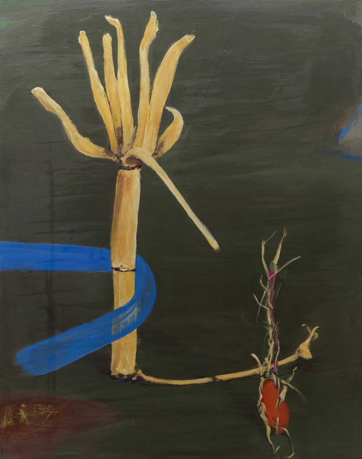 Against the Odds, 2024, Acrylic Gouache on Board, 20.5 x 23cm