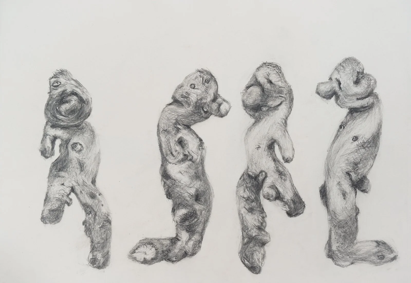 Turning the Drift IV, 2025, Graphite on Paper, 45 x 29.5 cm