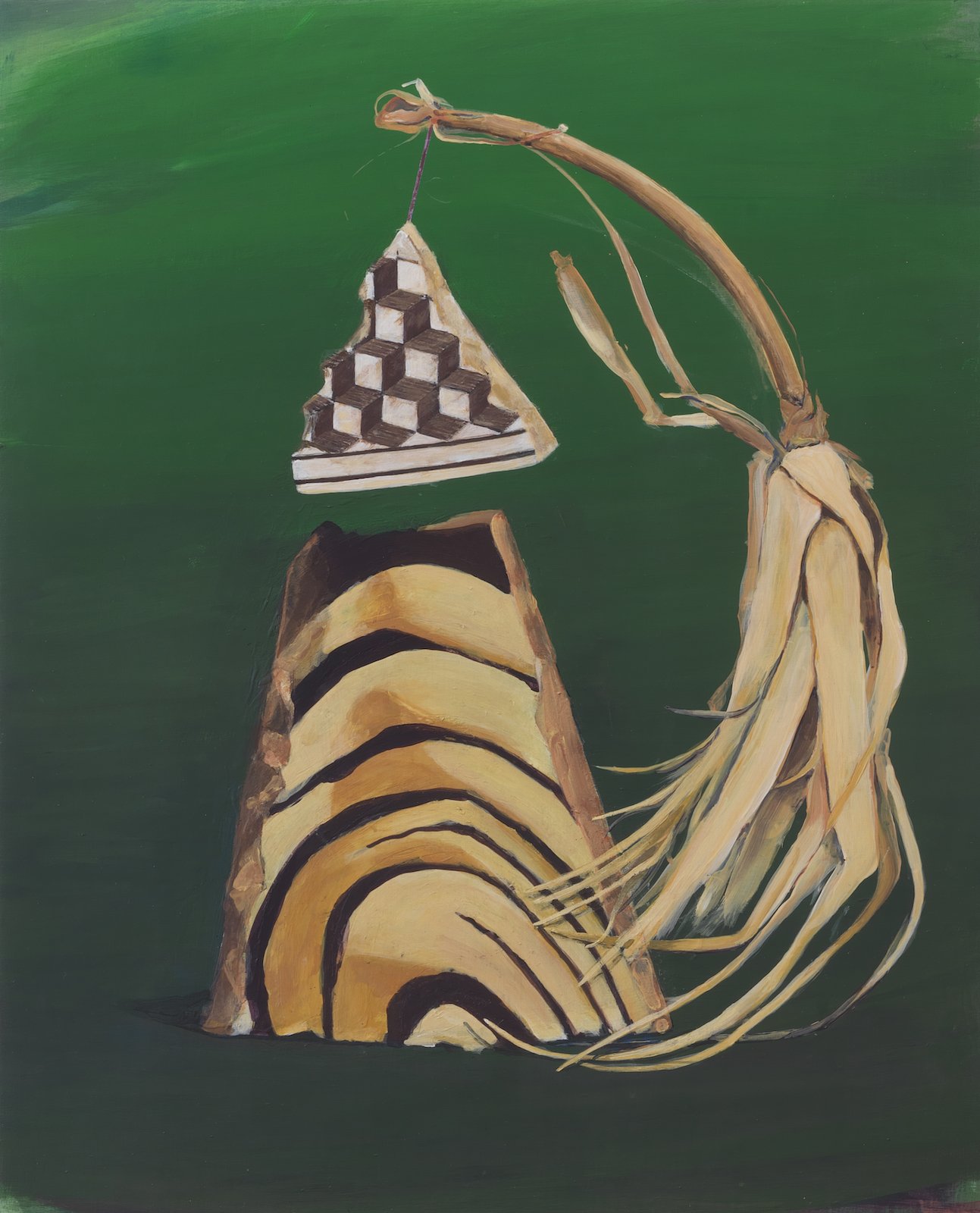 Keeping Calm, 2024, Acrylic on Board, 50.5 x 40.5cm