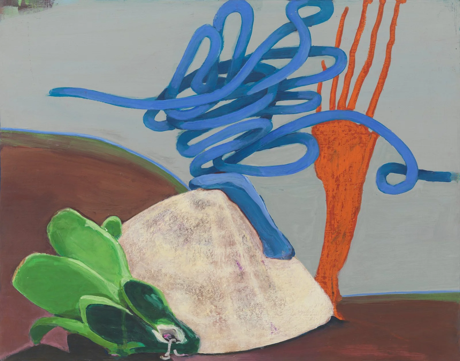 Thinking of You, 2024, Acrylic Gouache on Board, 35.5 x 28cm