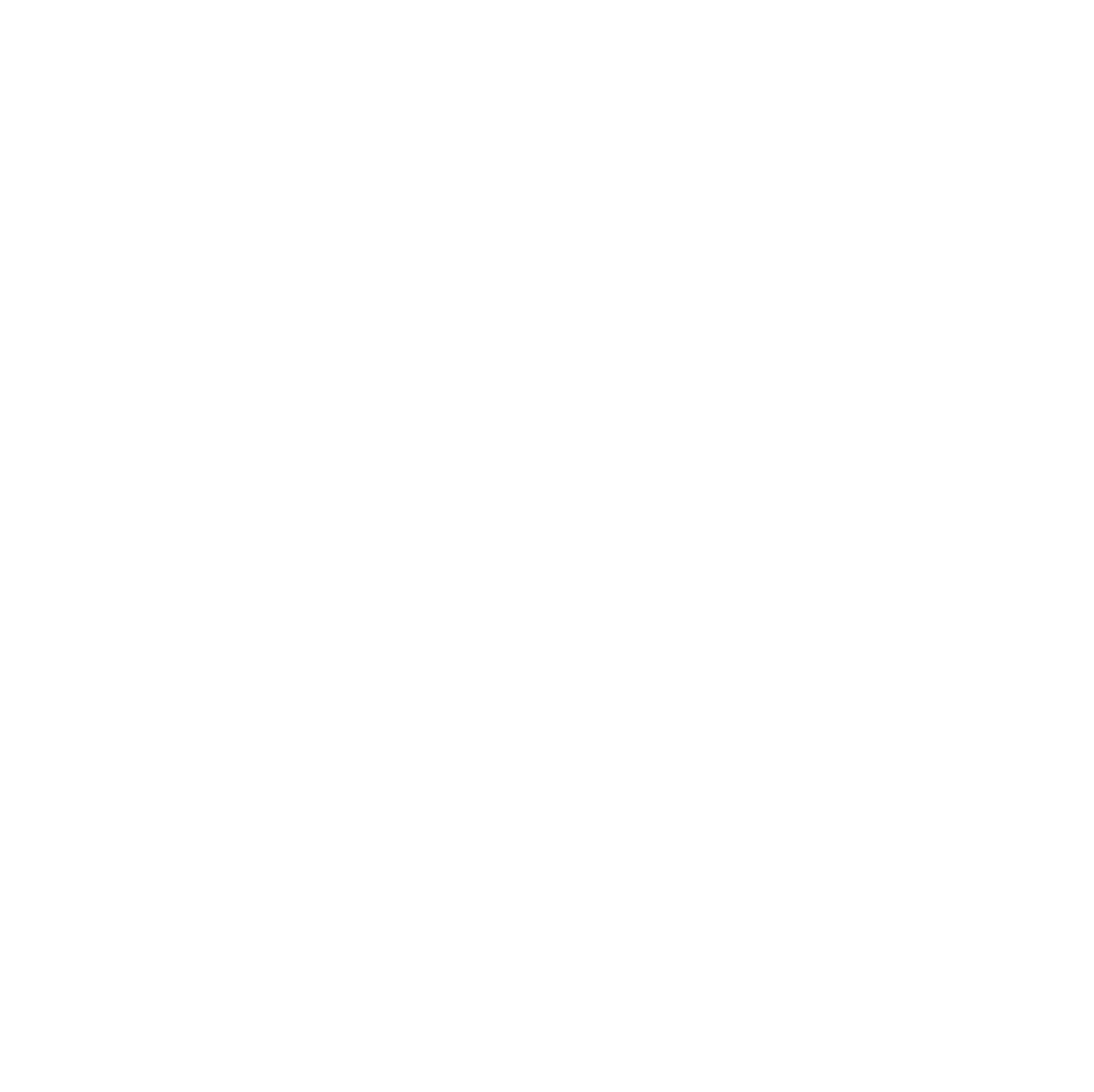 Black background with a white circular logo in the center featuring a stylized letter R inside a circle.