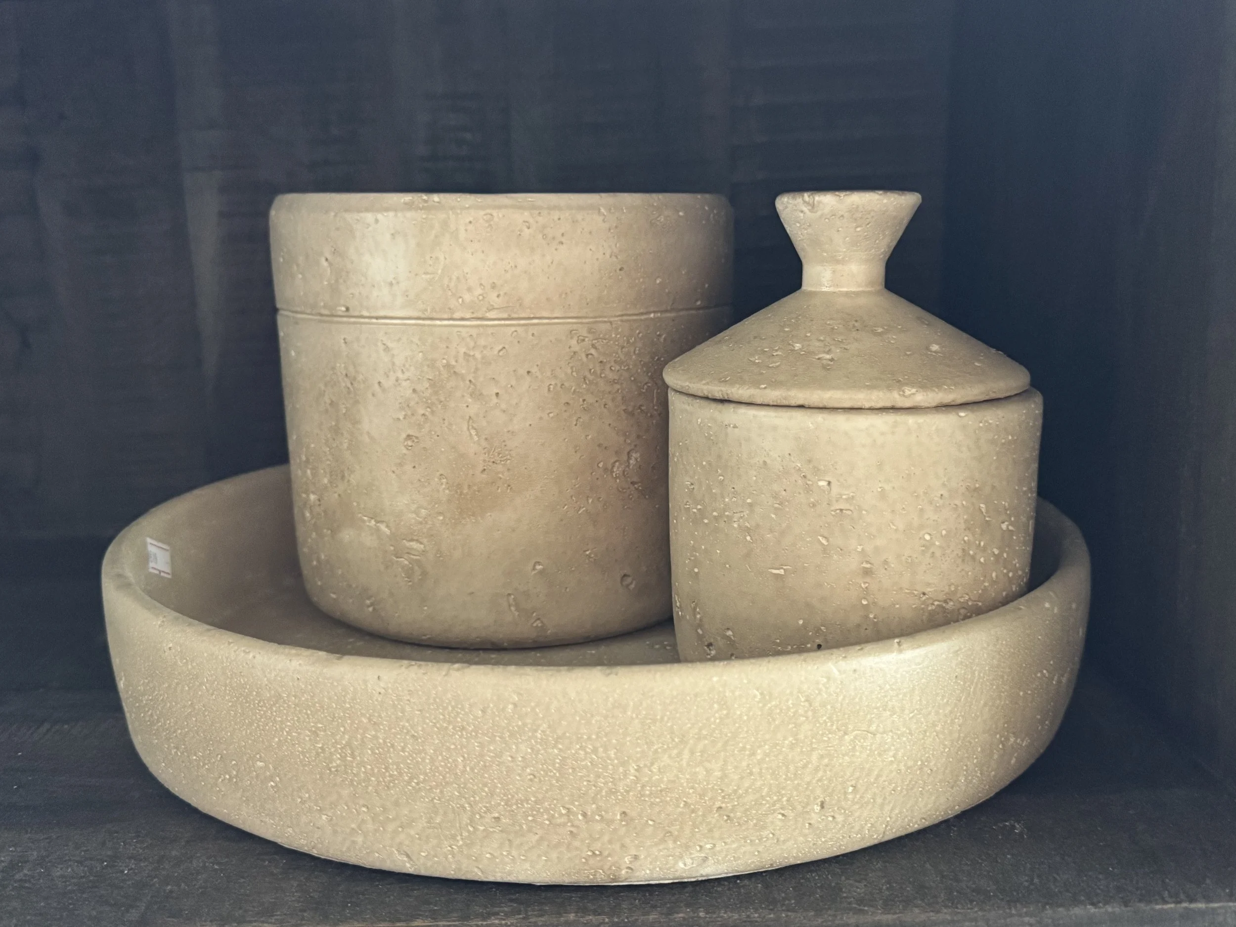 Opbergset met schaal