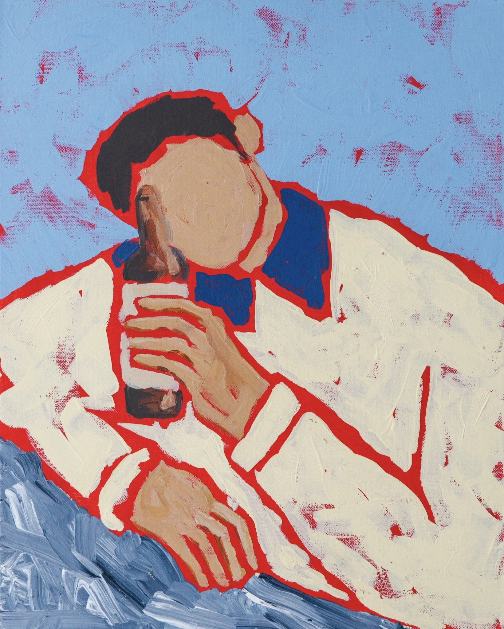 'Thomas’

2026

Acrylic on Stretched Canvas + Frame

41 x 51cm

Exhibition price: $400