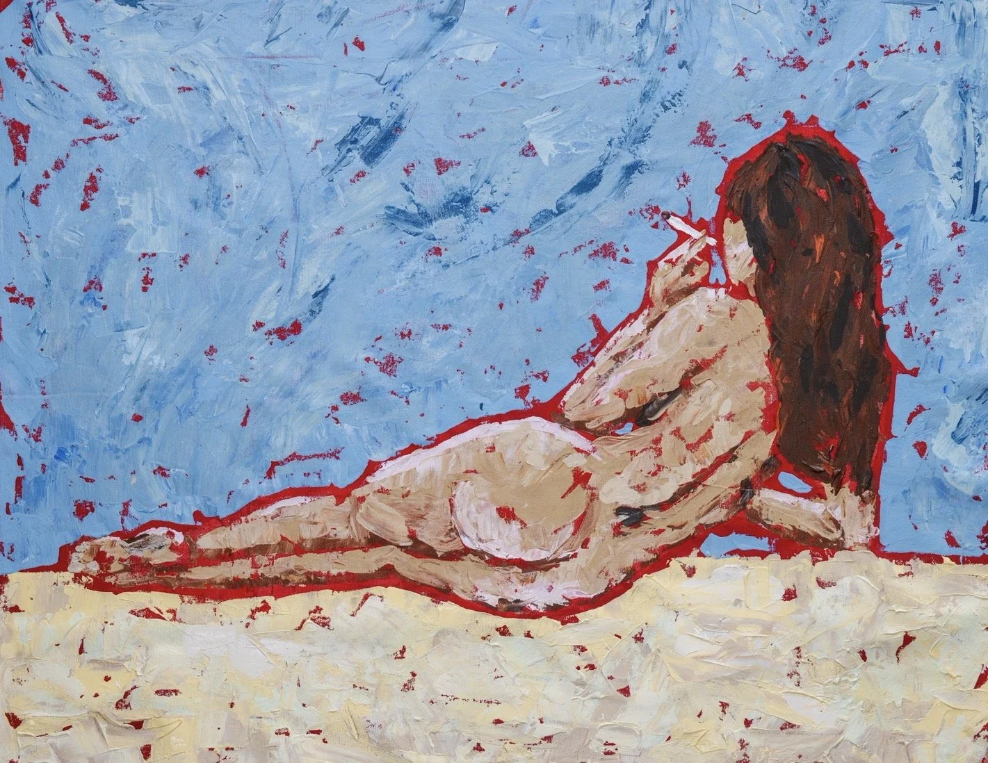 'Lucy’

2026

Acrylic on Unstretched Canvas

100 x 78cm incl border

Exhibition price: $700