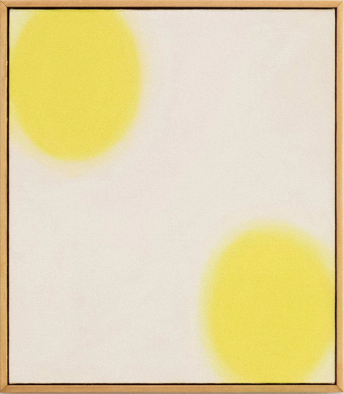 Kaksi Keltaista, 2025, Oil on canvas, 52cm x 46cm
