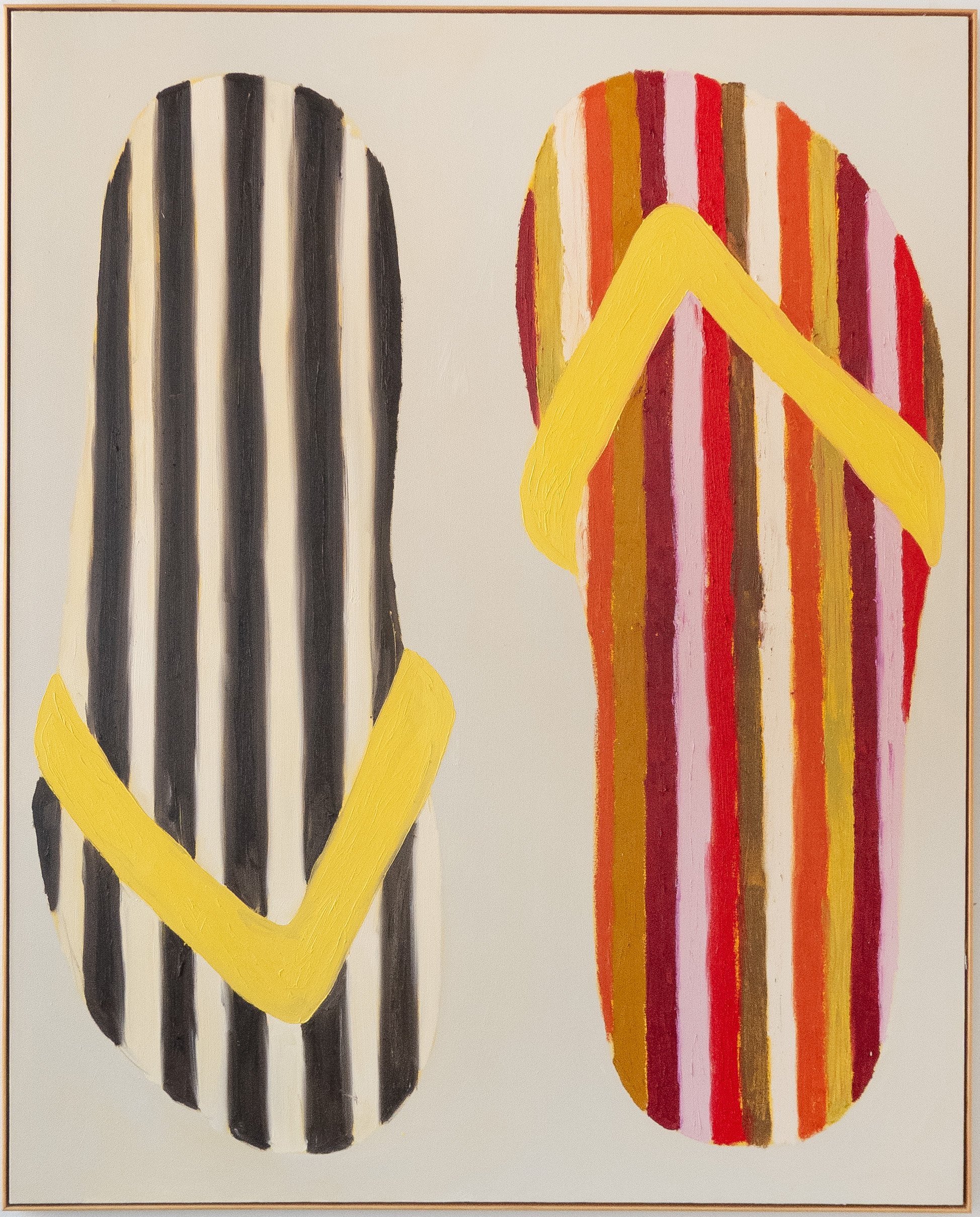 Pairless Couple, 2025, Oil on canvas, 165cm x 133cm