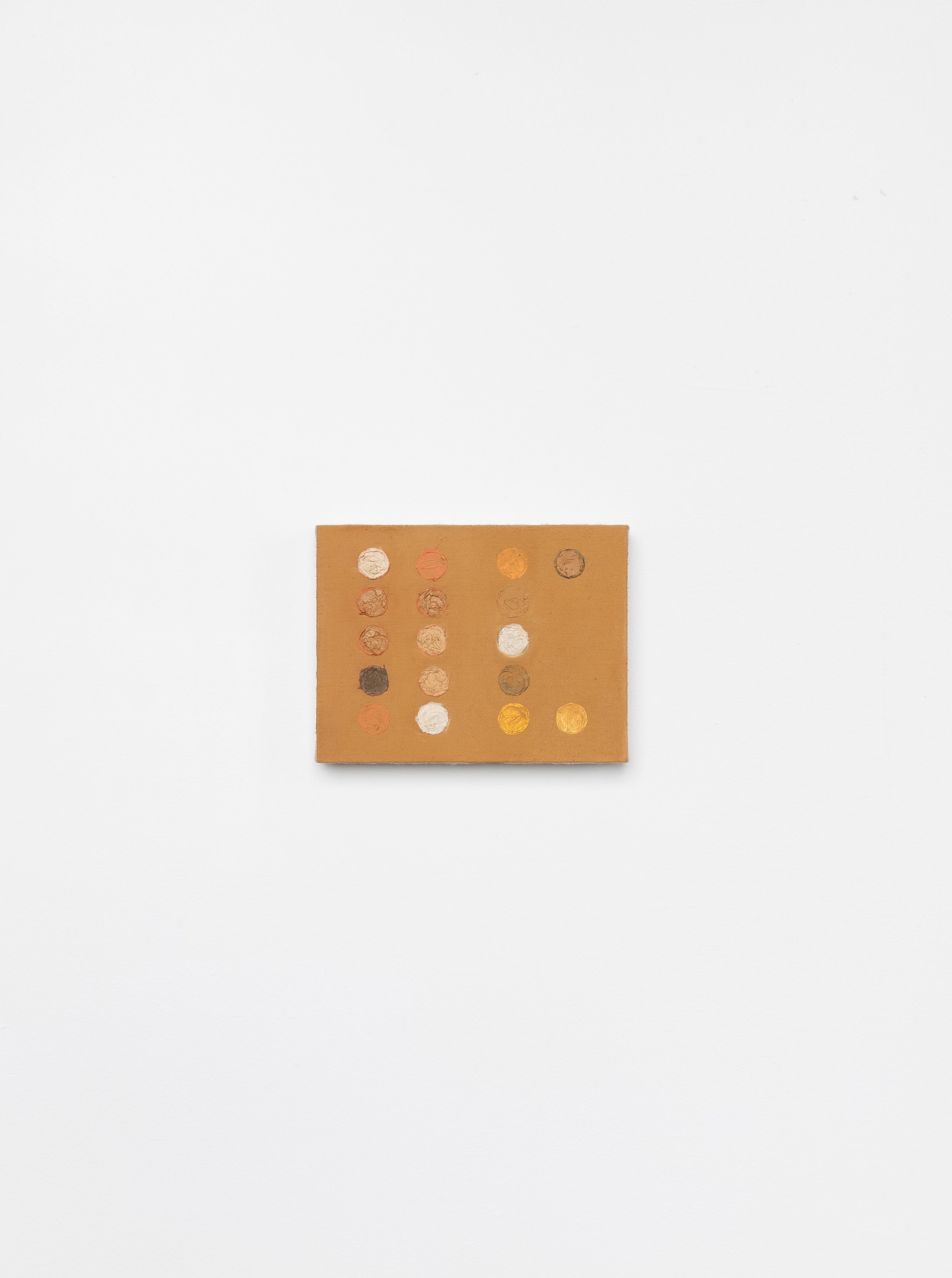 Snooker in Wrong Field, 2025, Oil stick and oil on linen, 20 cm x 27 cm