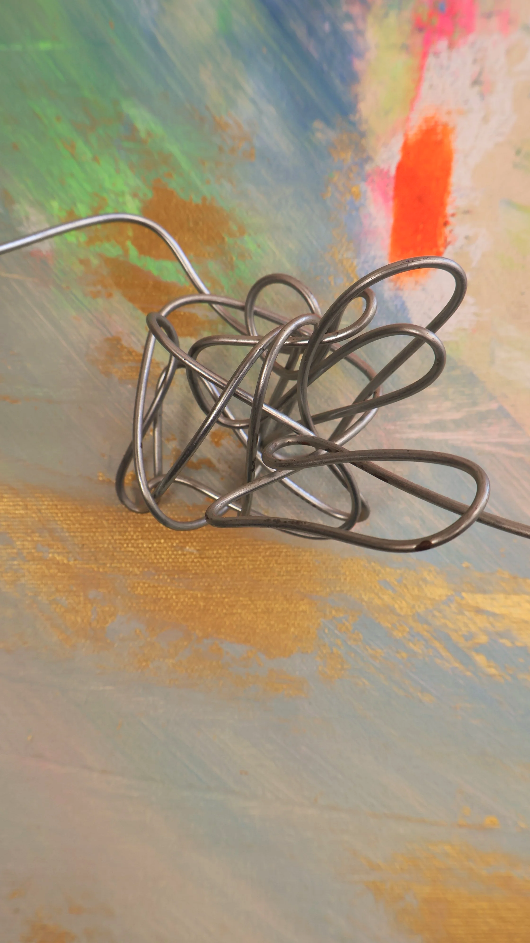 Facets of me, 2025, mixed media, 97×130 cm, details  