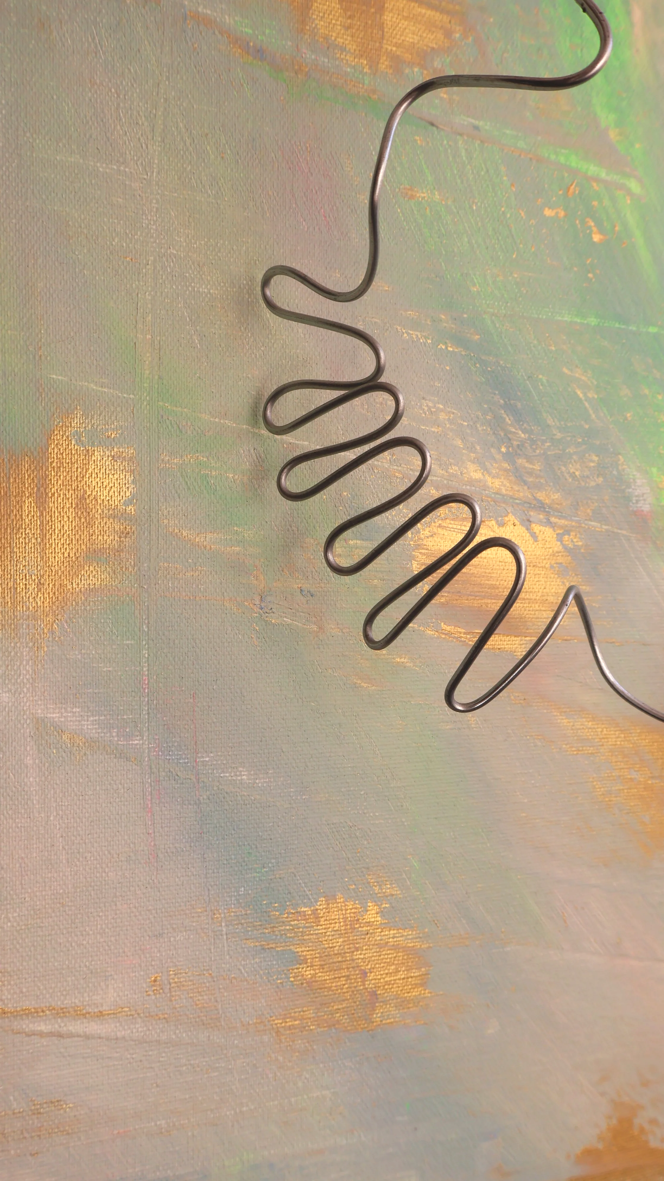 Facets of me, 2025, mixed media, 97×130 cm, details  