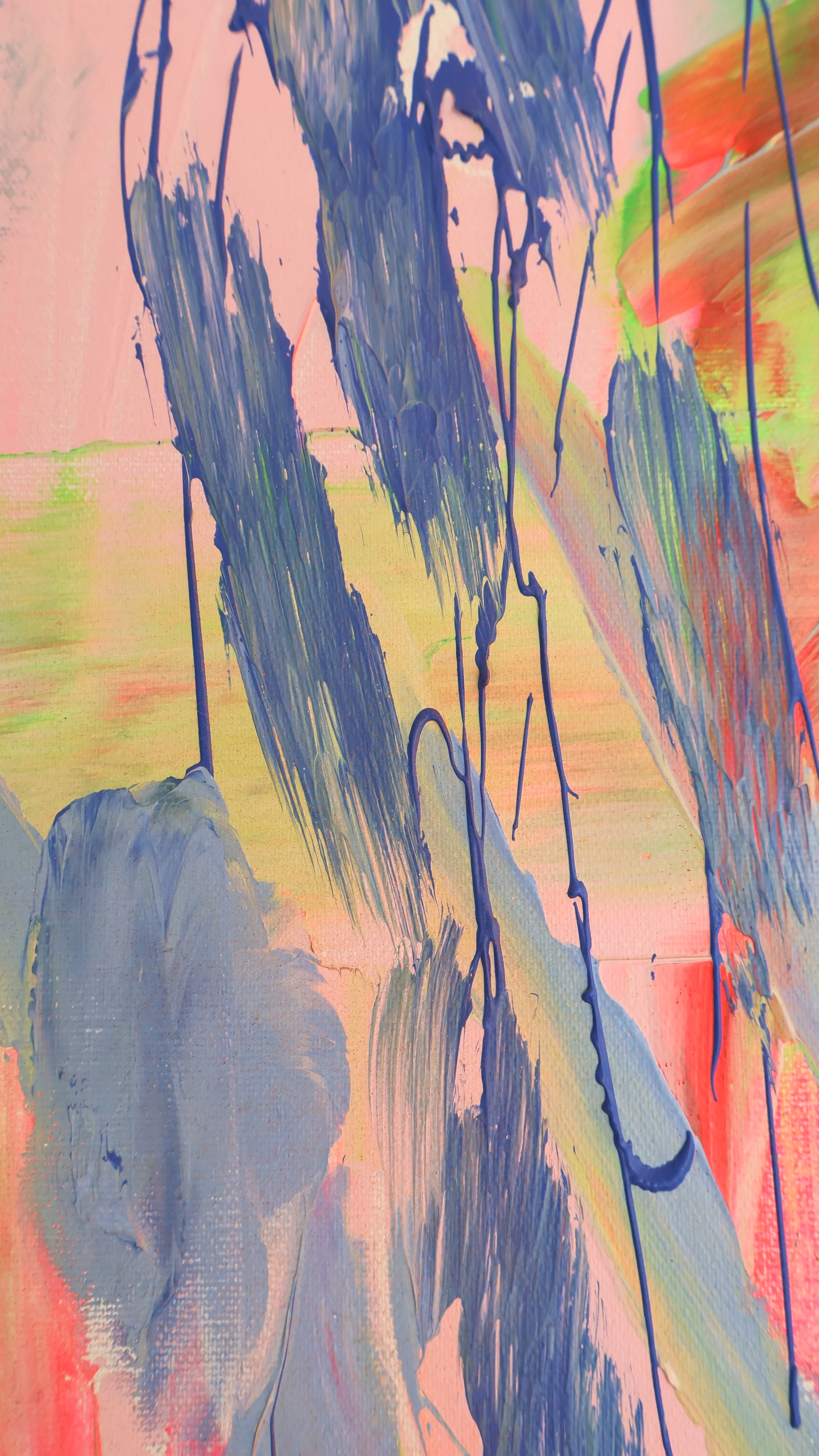 Facets of me, 2025, mixed media, 97×130 cm, details  