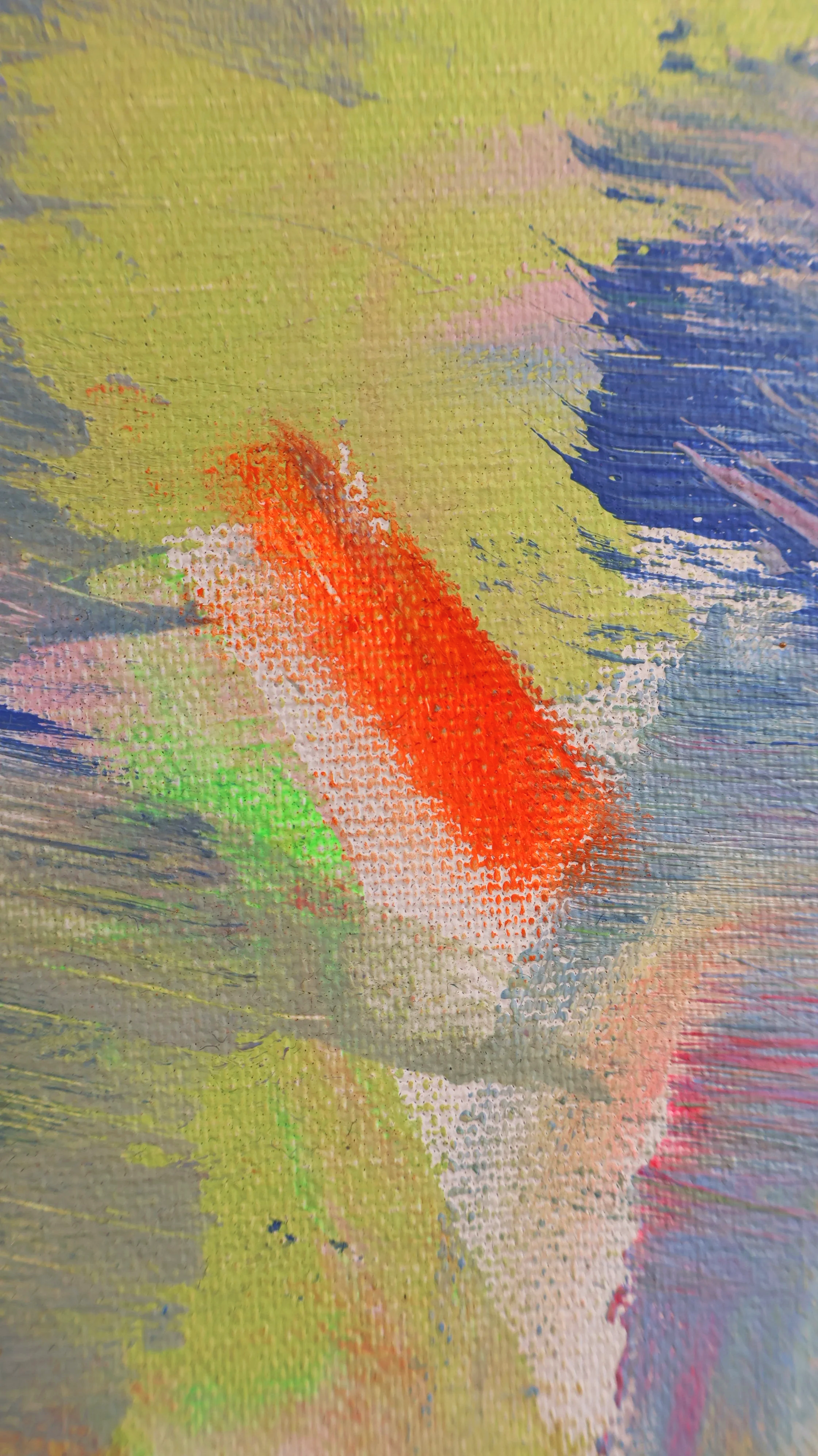 Facets of me, 2025, mixed media, 97×130 cm, details  