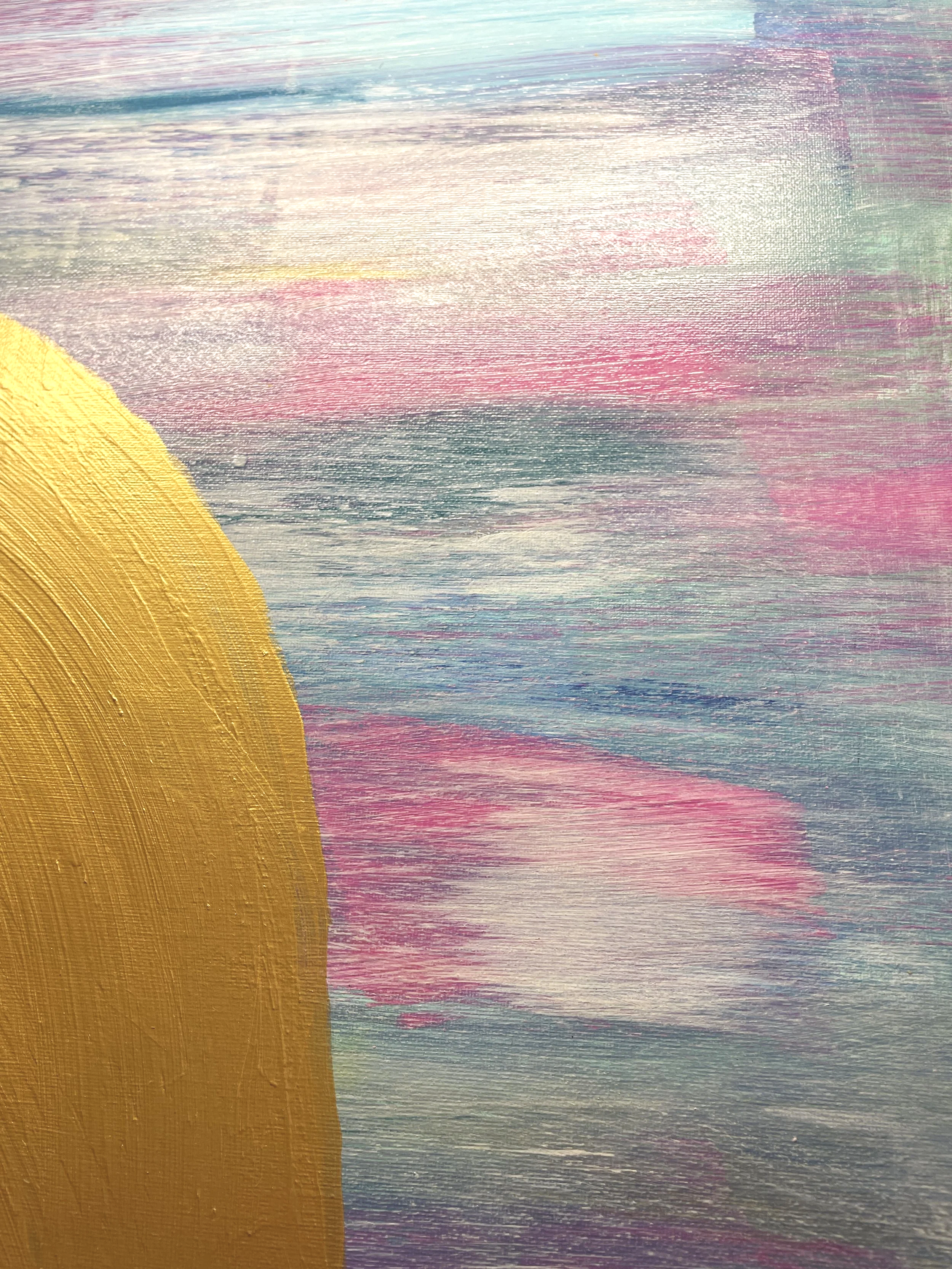 ‘the amulet’, 2024, acrylic on canvas, 90×90cm details