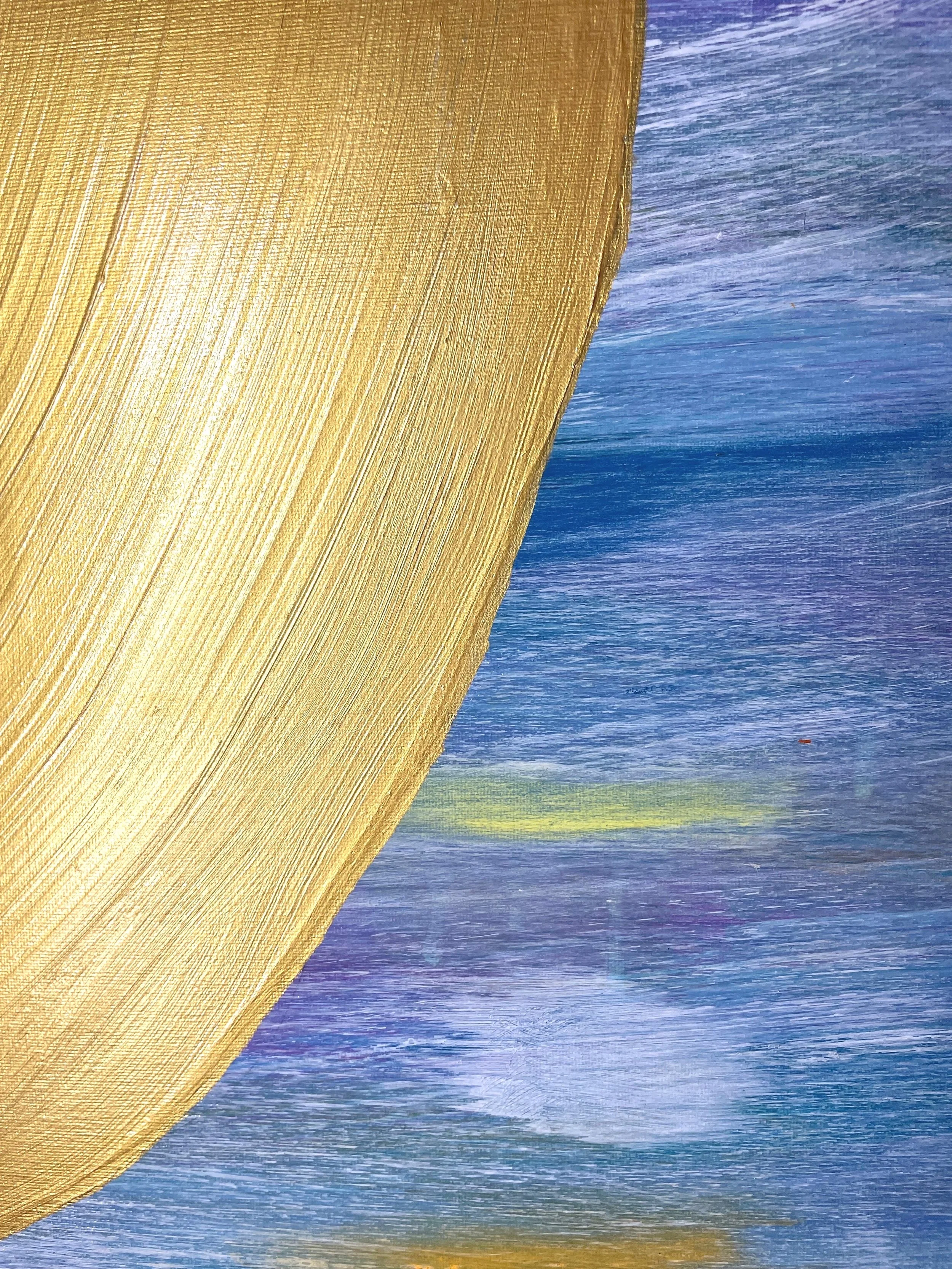 ‘the amulet’, 2024, acrylic on canvas, 90×90cm details