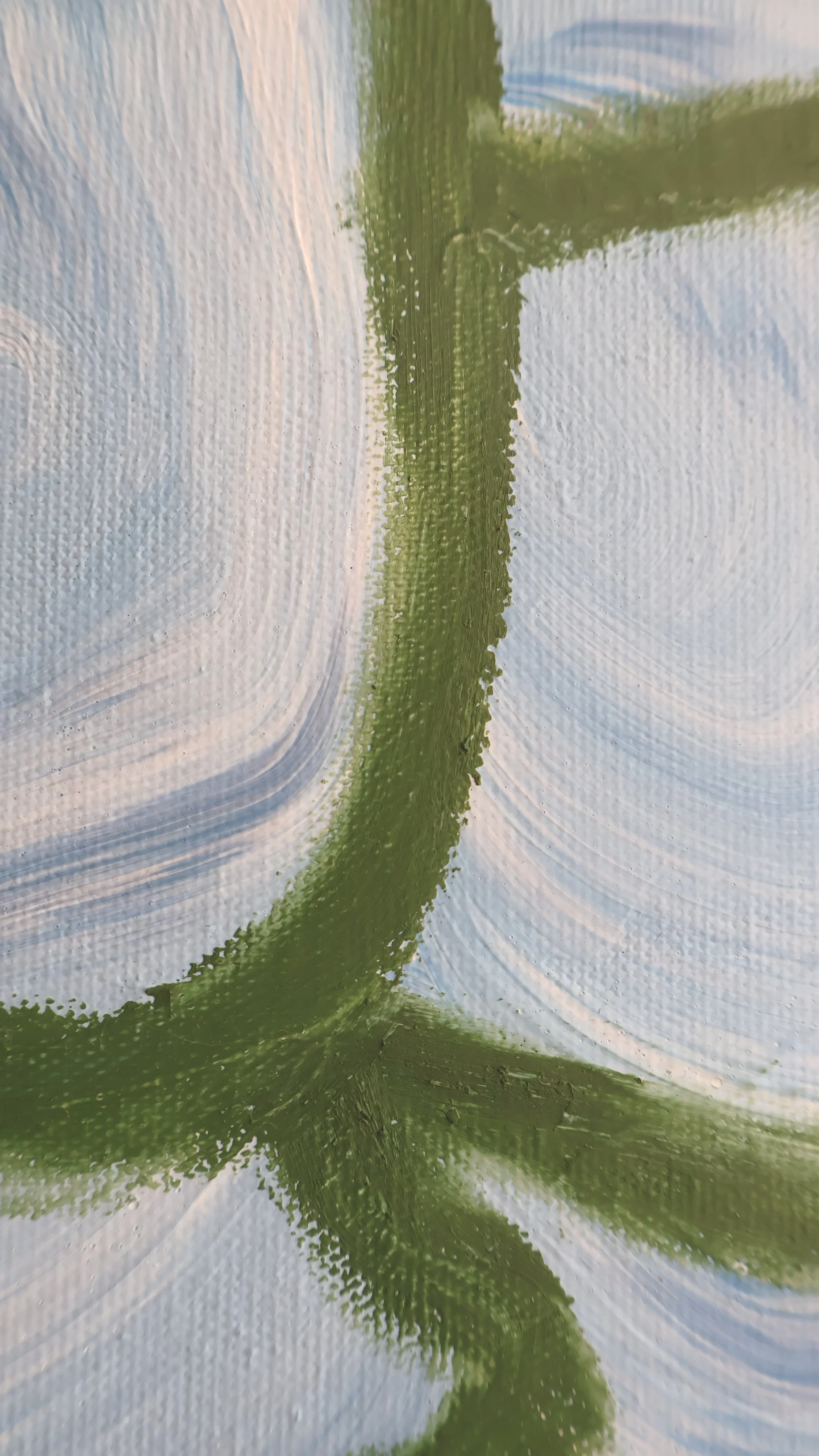 ‘Bicho raro’ , 2026, acrylic and oil on canvas, 130×195cm details 