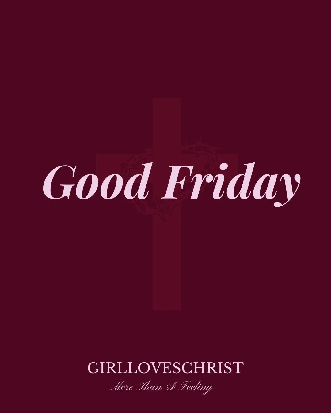 We&rsquo;ve been talking about love all month.
But today, we remember what love really looks like.

On the cross, Jesus didn&rsquo;t just say &ldquo;I love you&rdquo; &mdash;
He showed it.

He took what was ours
so we could receive what was His:
forg