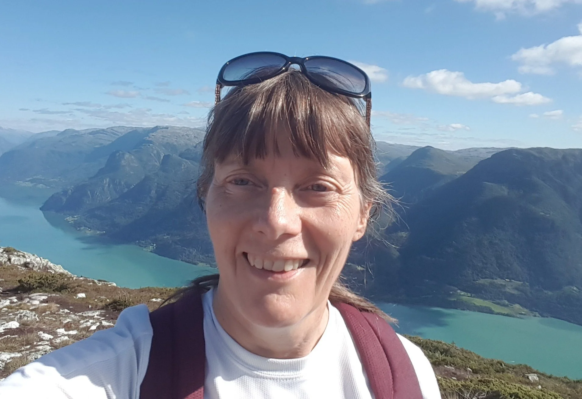 Gro Nestande, naturinteressert publikumar. Foto.