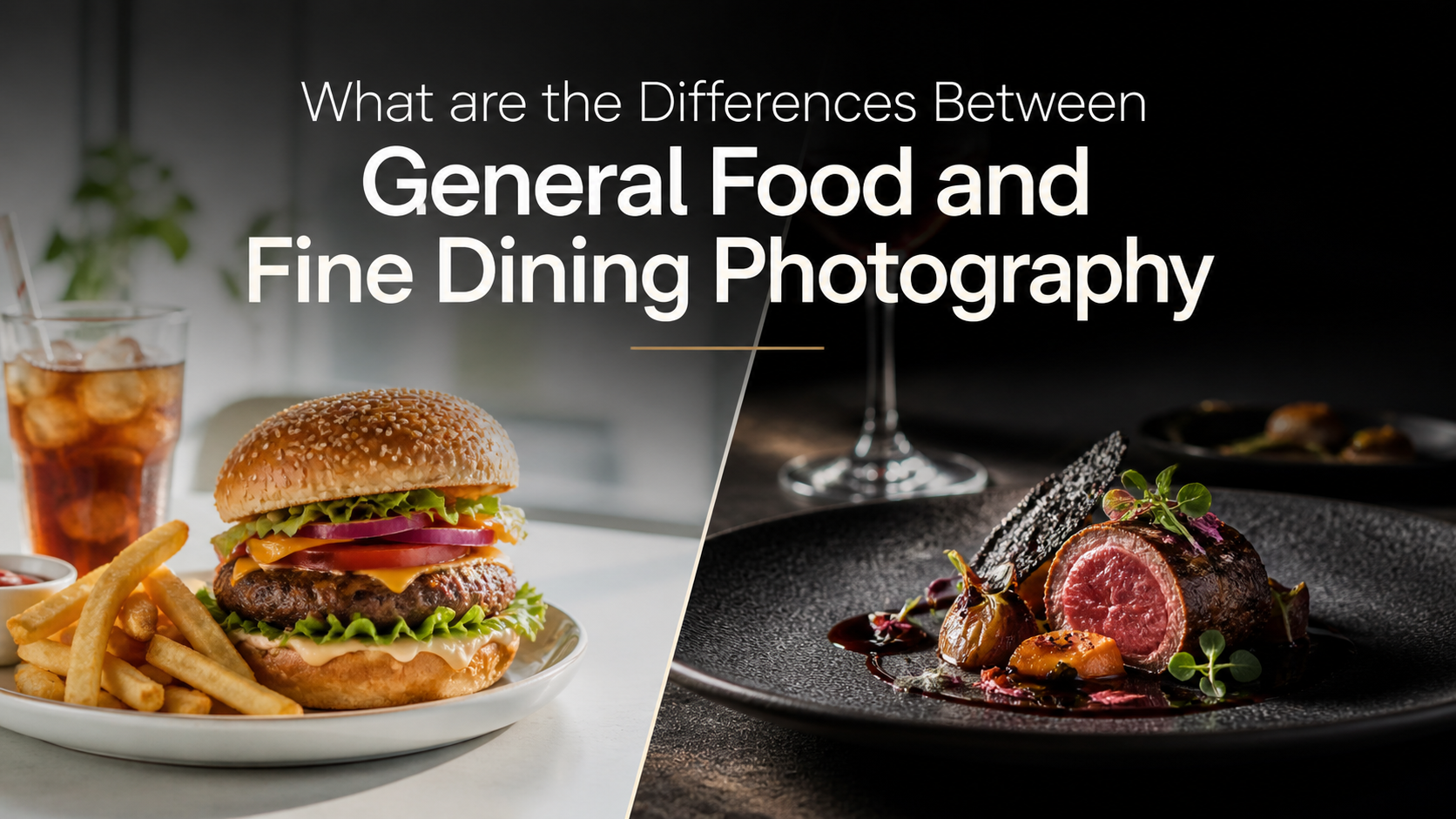 What are the Differences Between General Food and Fine Dining Photography