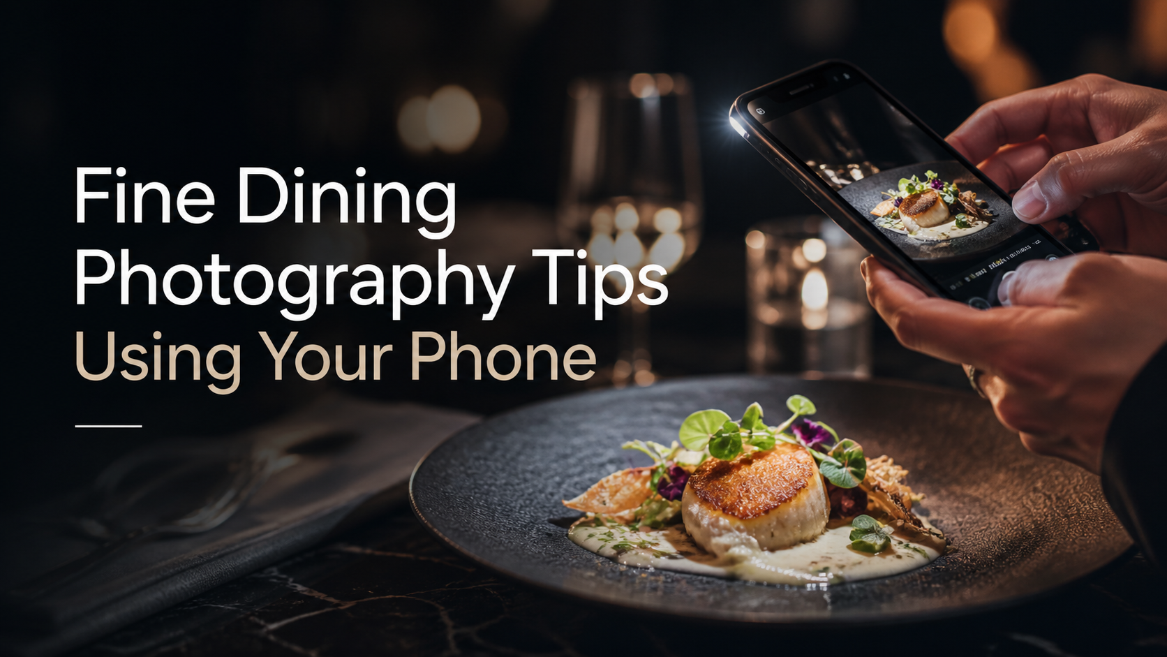 Fine Dining Photography Tips Using Your Phone