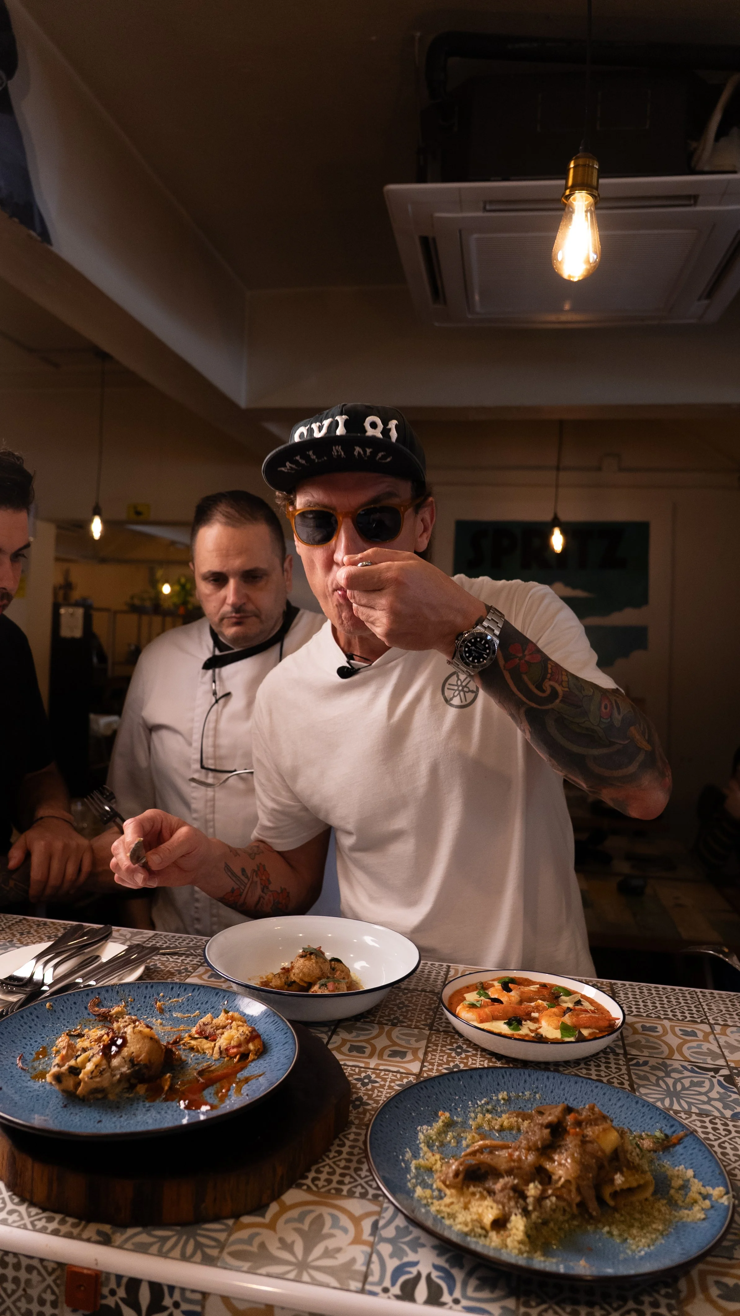 Food testing in KL by Italian Chef