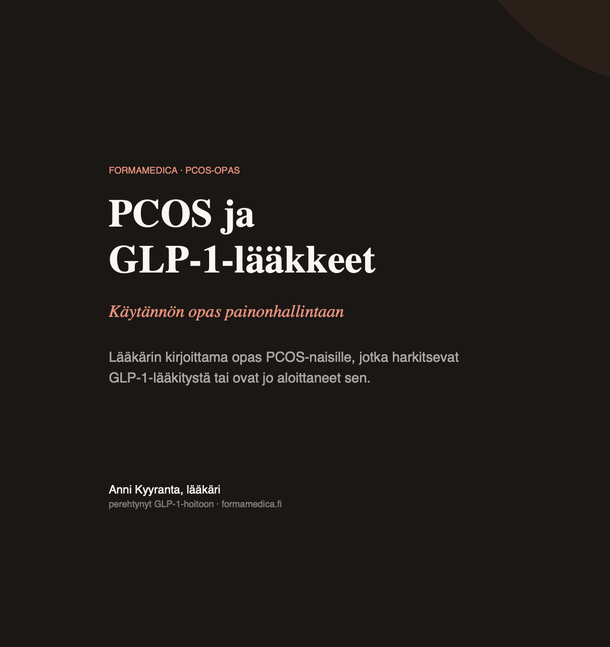 PCOS ja laihdutuslääkkeet - lääkärin opas painonhallintaan